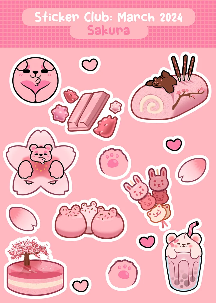 Sticker Club Sheets 2024 product image (2)