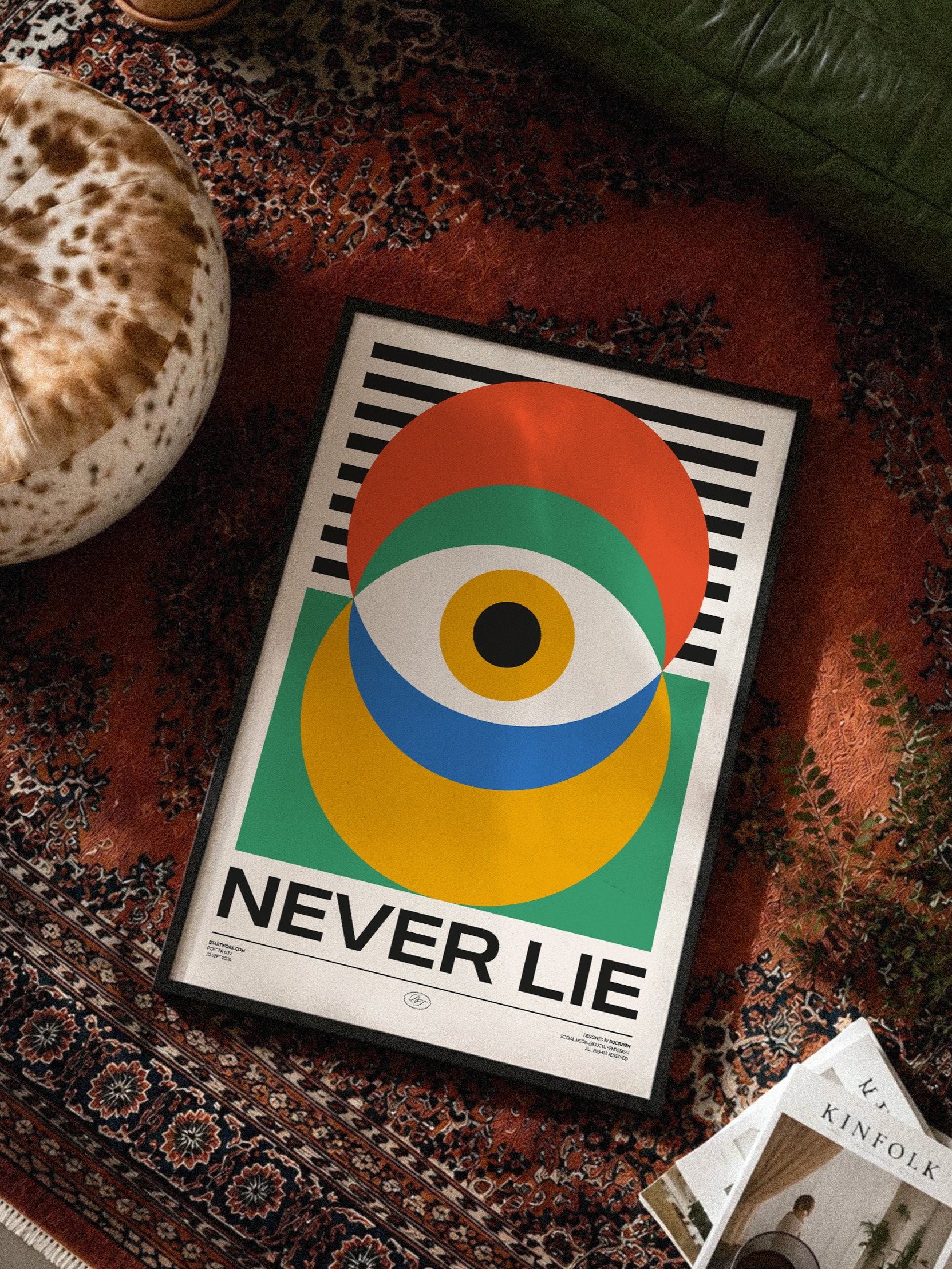 "Eyes Never Lie" Framed Poster product image (5)