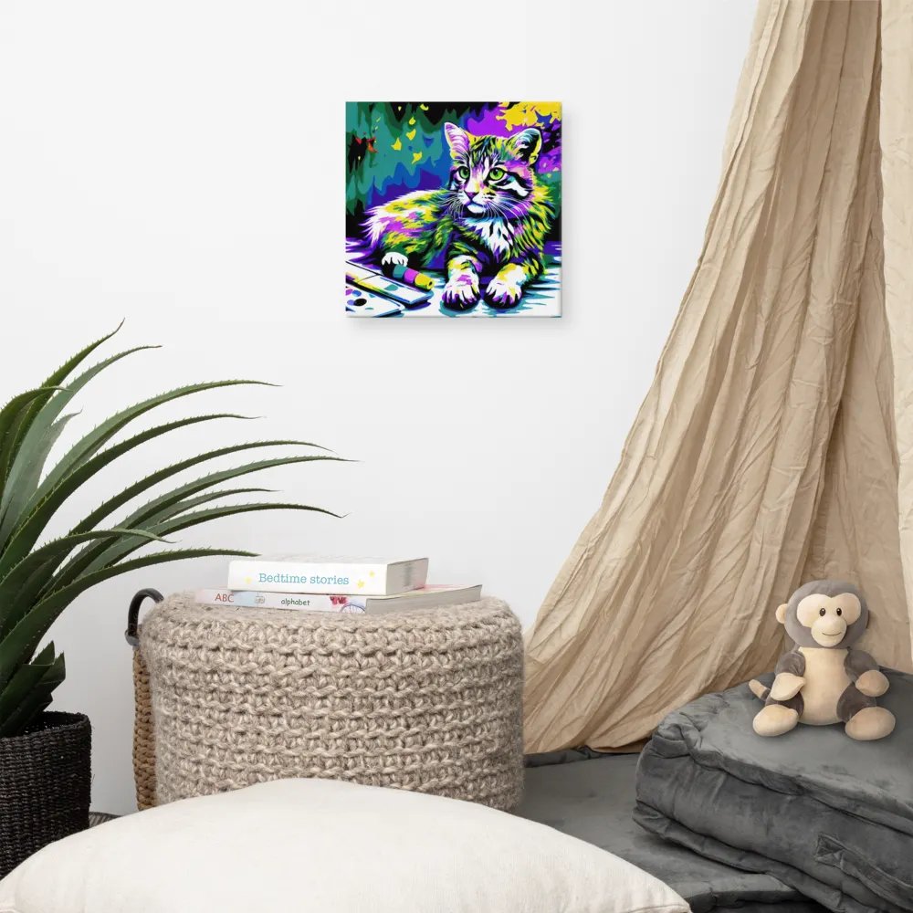 Cute Cat Digital Painting - v8 product image (7)