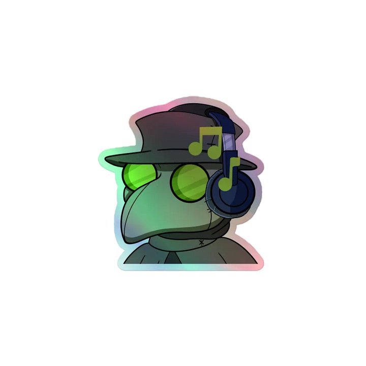 Dr. Hide Jammin' Holographic Sticker product image (1)