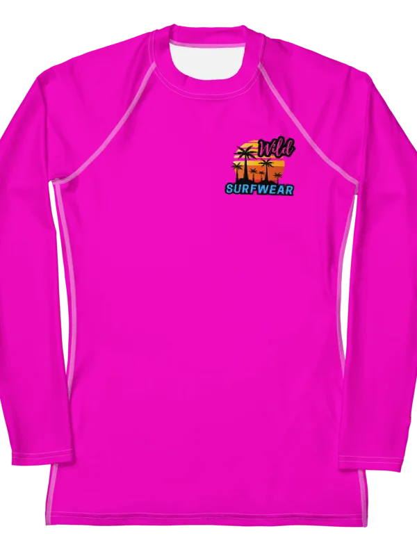 Womens ProVis Neon Pink Rashguard product image (6)