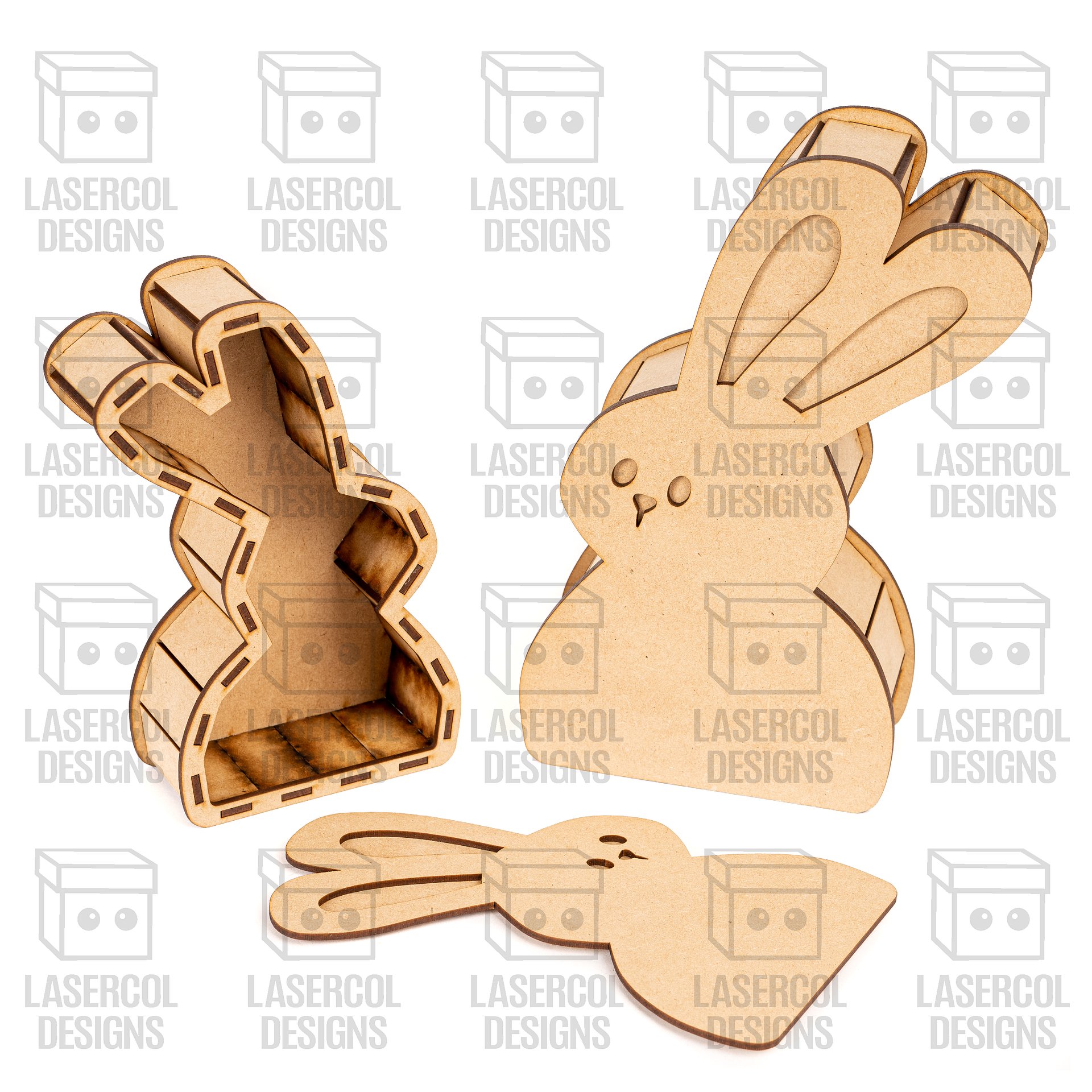 Easter Boxes Bundle (Set 1-2-3-4) - Laser Cut Files product image (7)