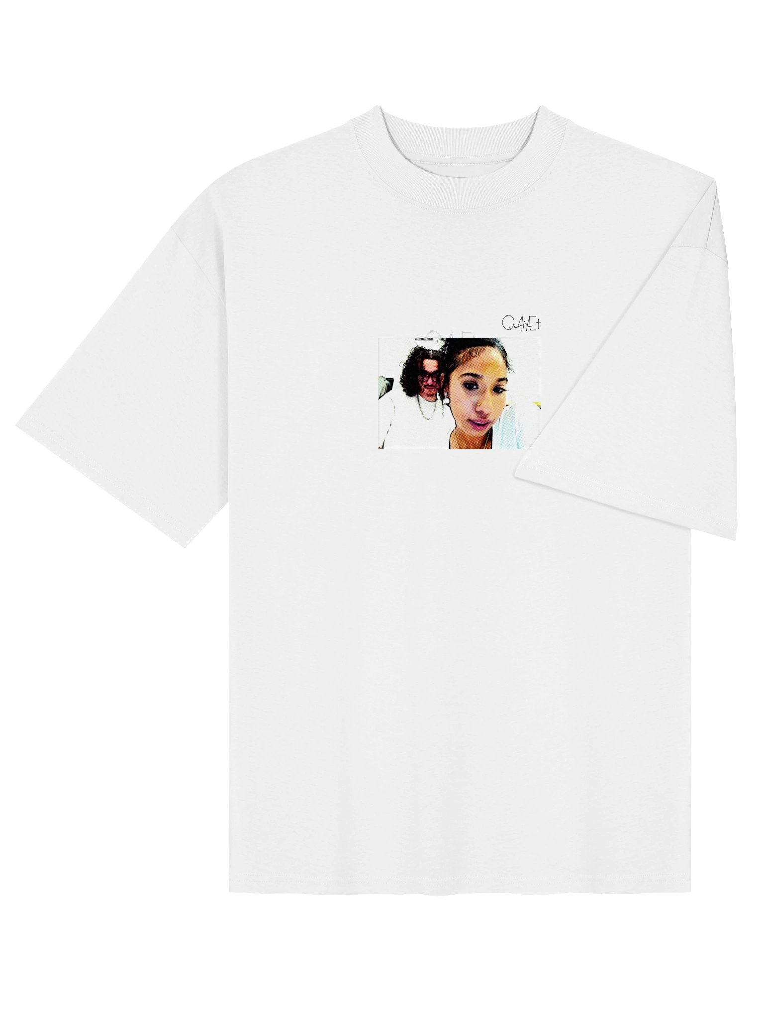 QWHYET Web Cam Oversized Tee (Black Logo) product image (4)