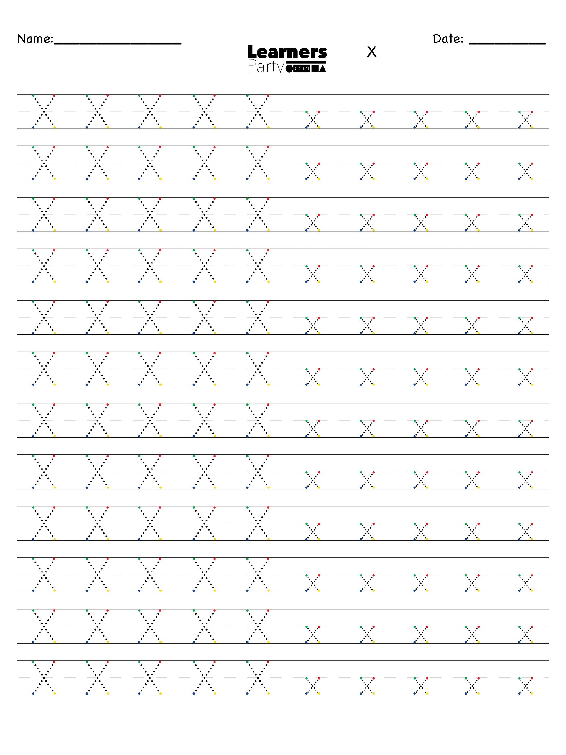 X/x - New Digital Product Progressive Letter Builder product image (3)