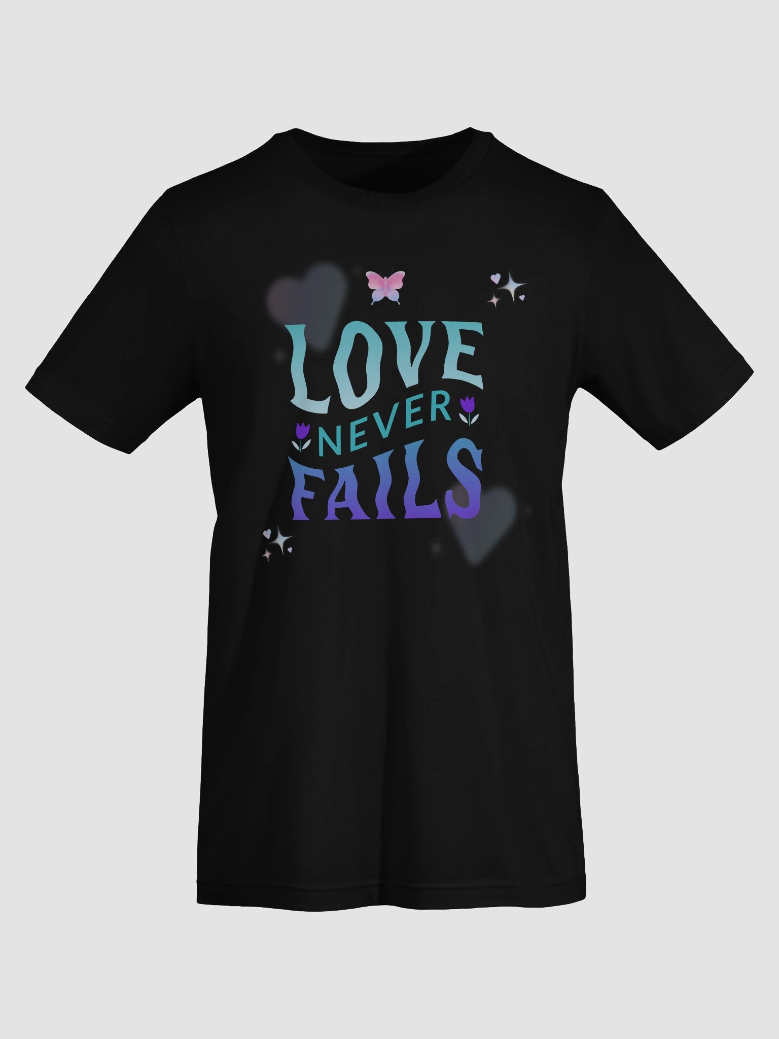 Love Never Fails Pastel T-Shirt product image (7)
