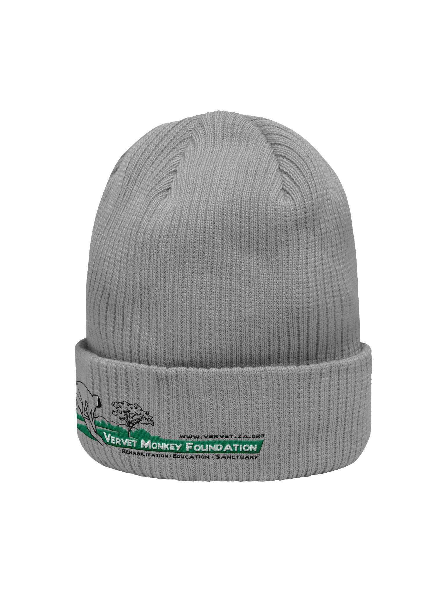 Vervet Monkey Foundation Organic Ribbed Beanie product image (2)