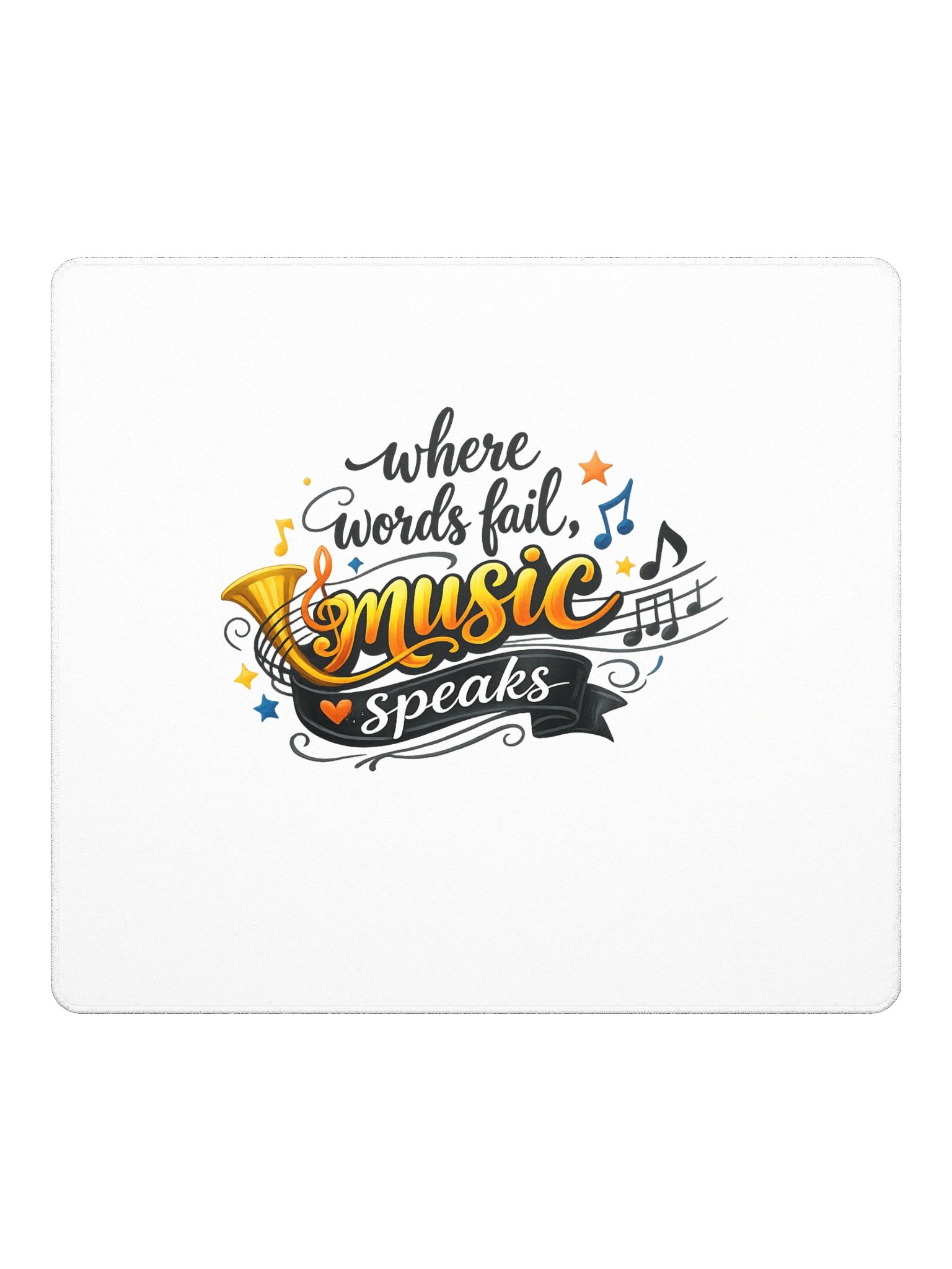 Music Speaks Mousepad product image (2)