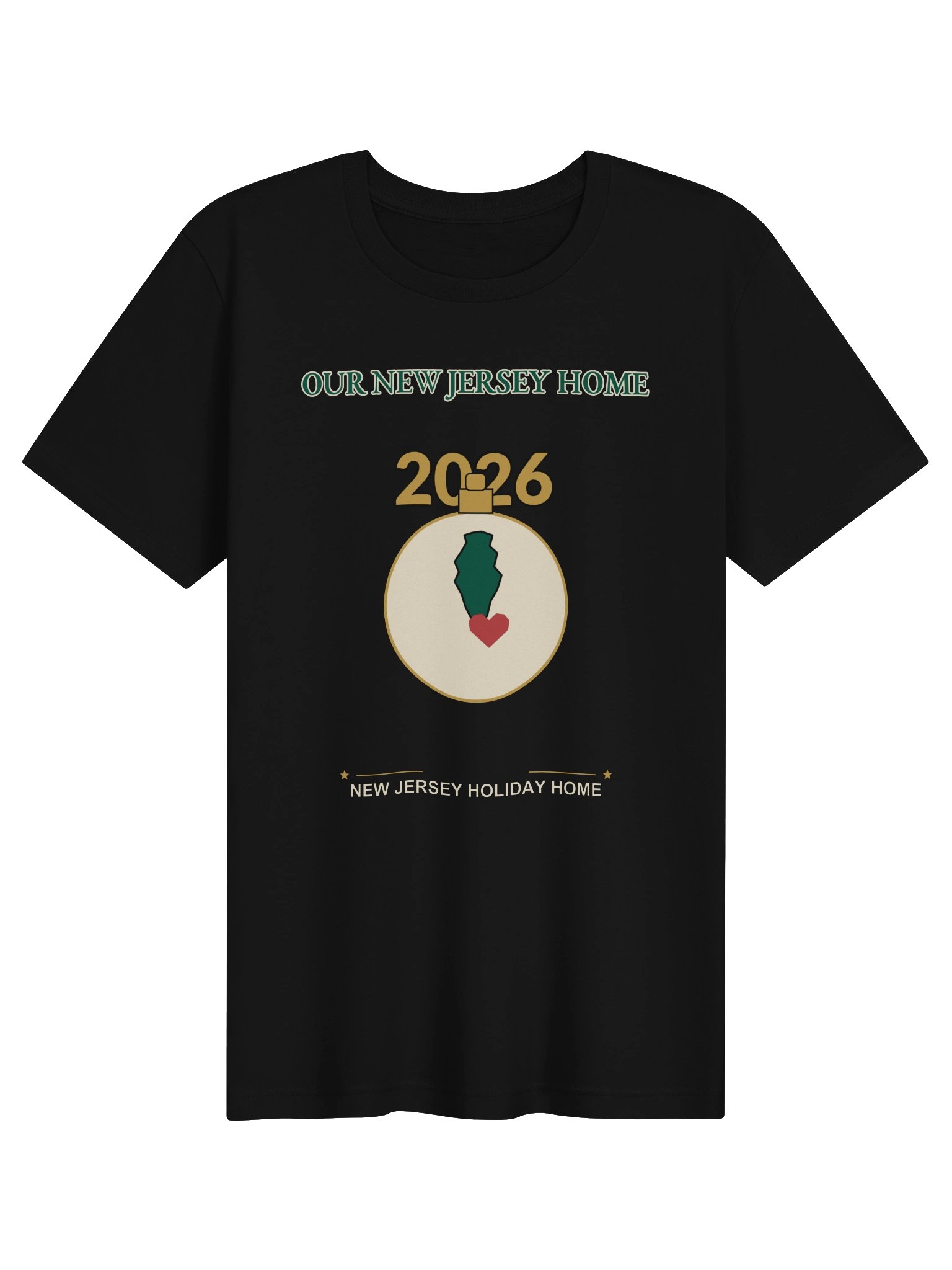 Our New Jersey Home 2026 Holiday T-Shirt product image (1)