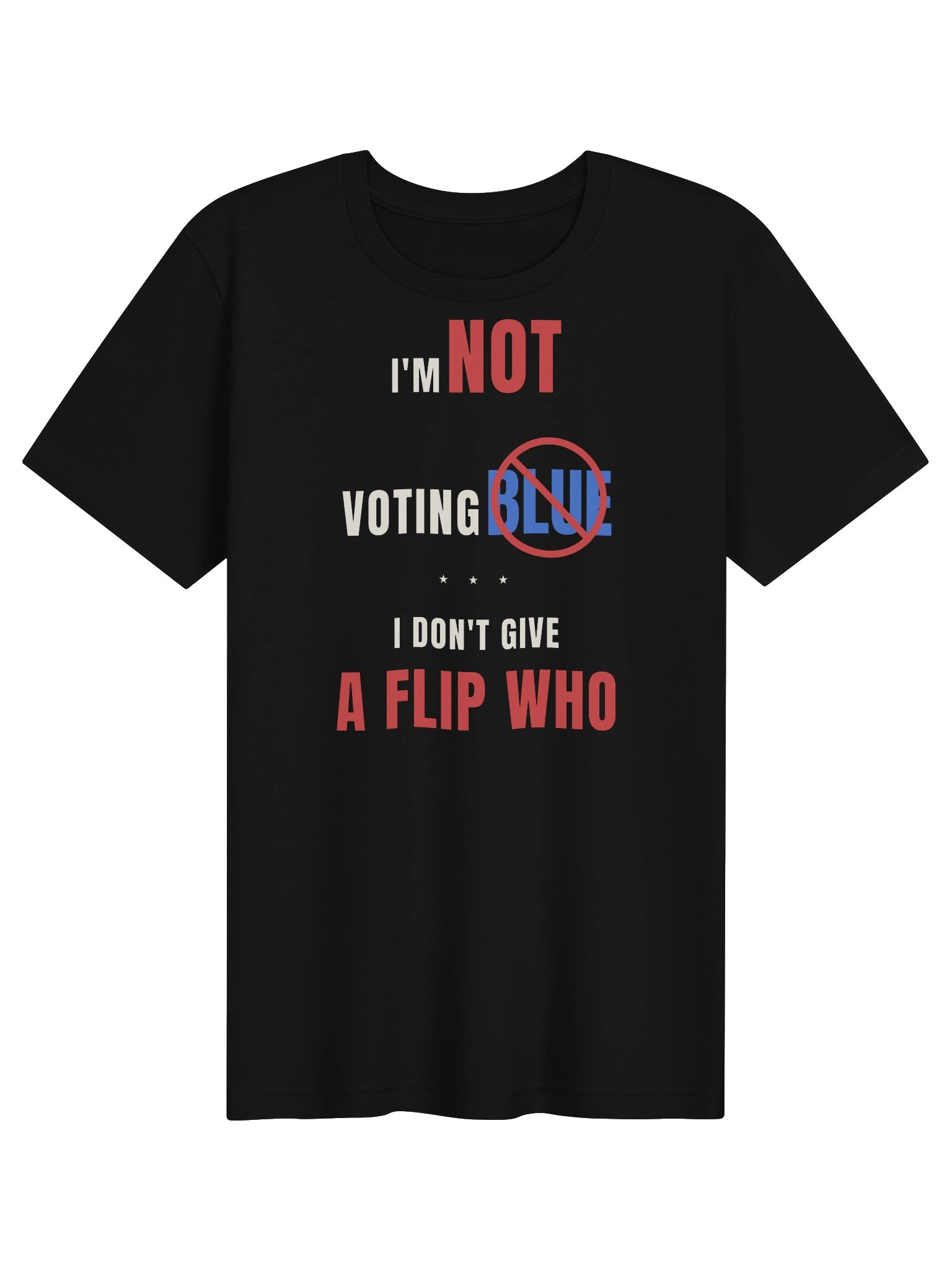 The Not Voting Blue Tee product image (1)