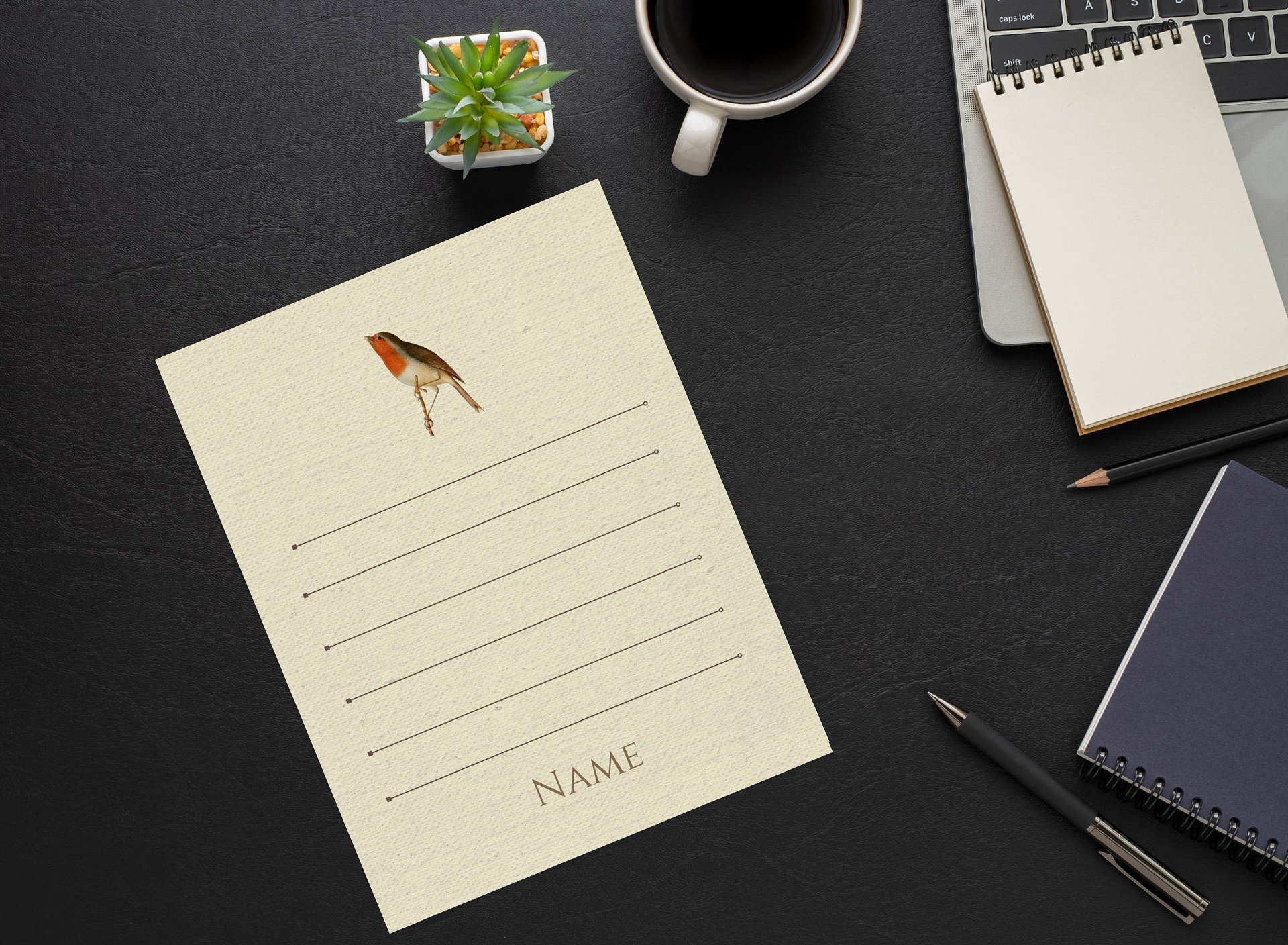 Canva Notepad Template: Robin product image (5)
