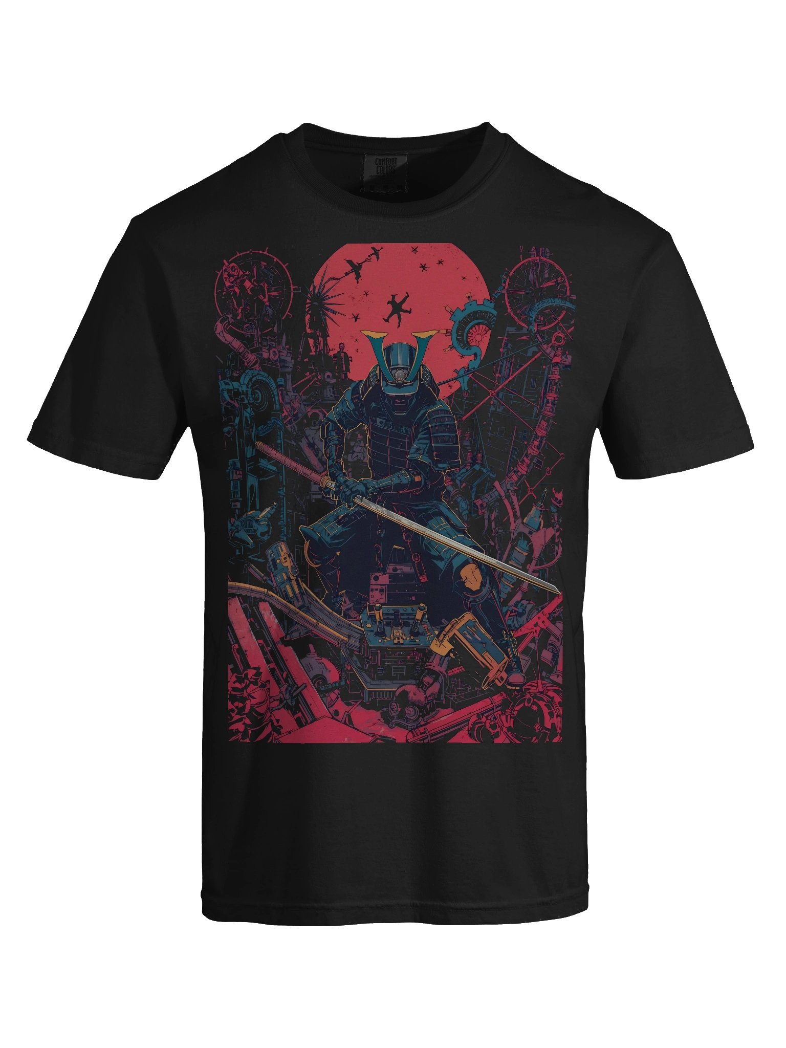 Samurai of Cyber Chaos Heavyweight T-Shirt product image (2)