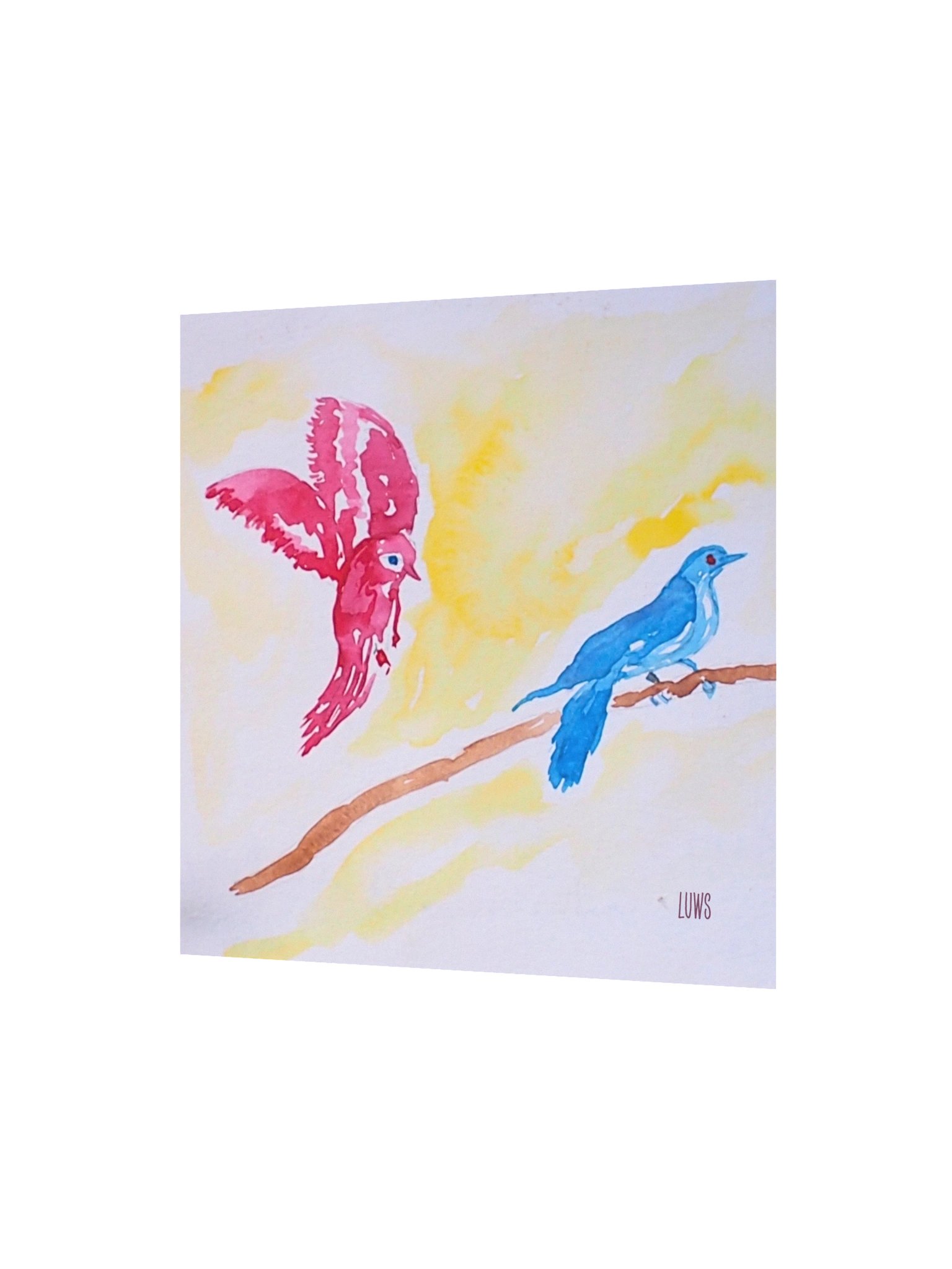 Them | Twin Birds on a Branch Poster (Unframed) product image (2)