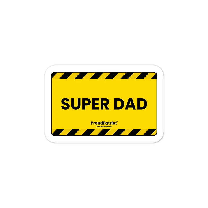 Super Dad Vinyl Sticker product image (1)