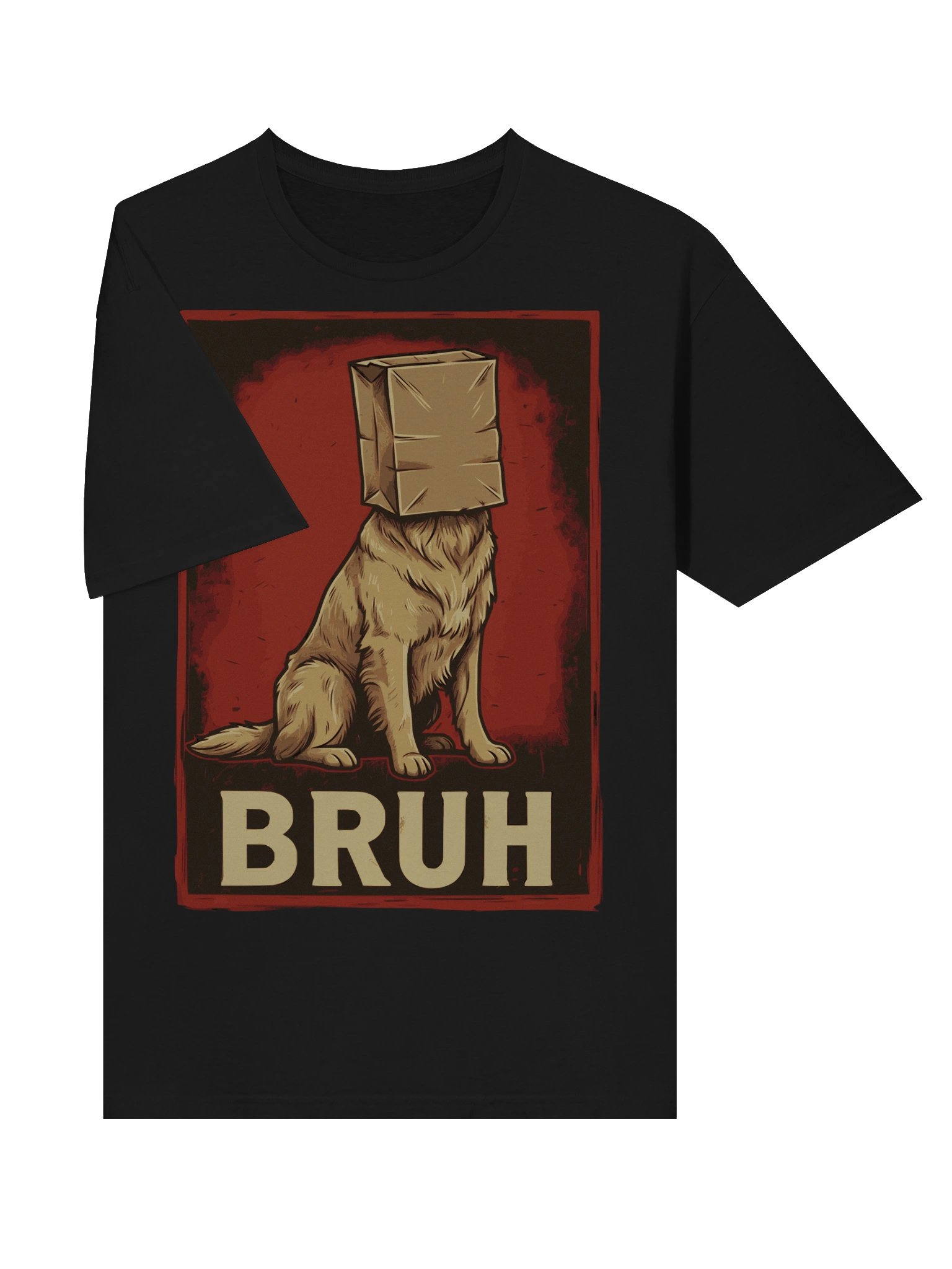 Funny Bruh Dog Unisex Graphic T-Shirt product image (2)