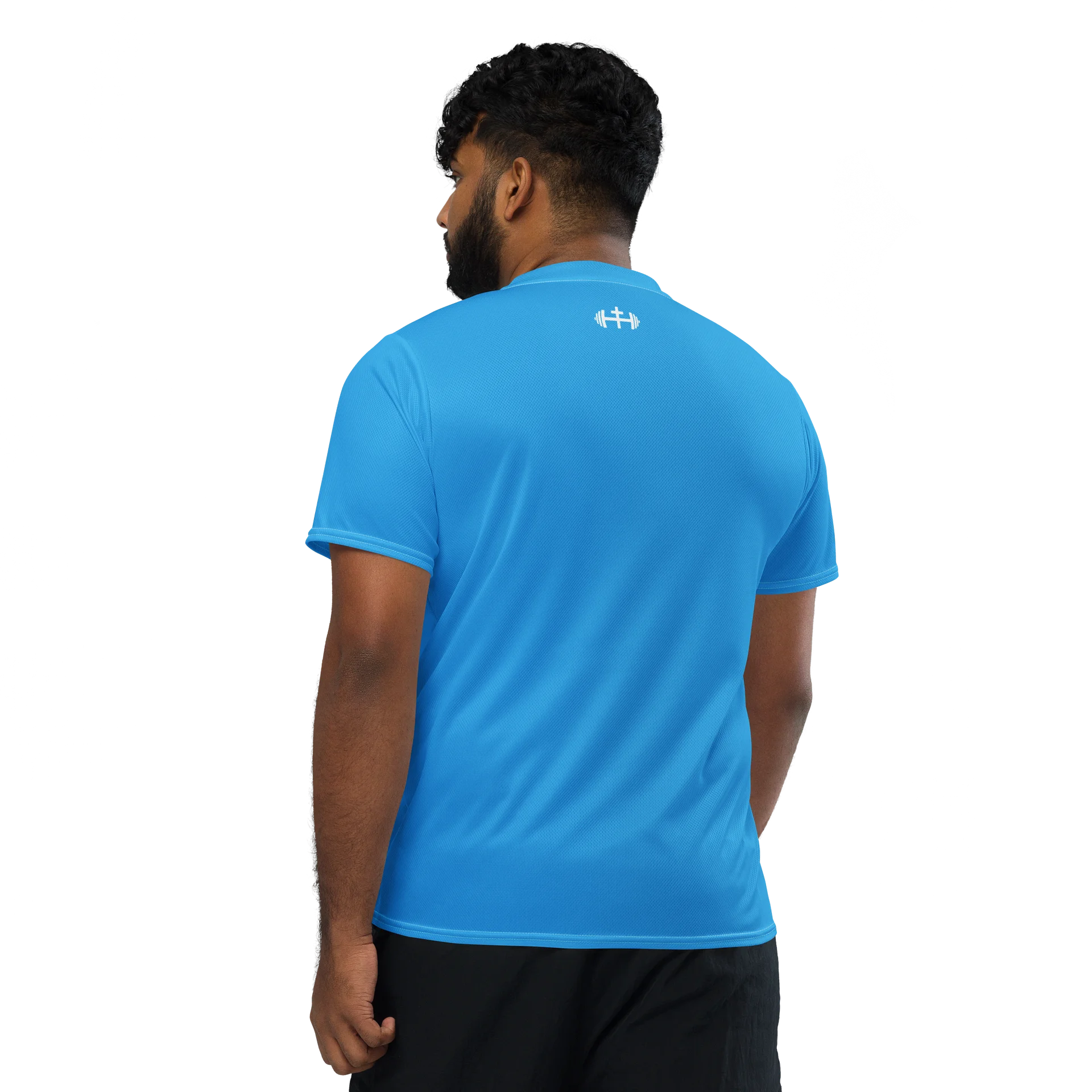 His House Mens Performance V-Neck T-Shirt - Blue Sky product image (3)