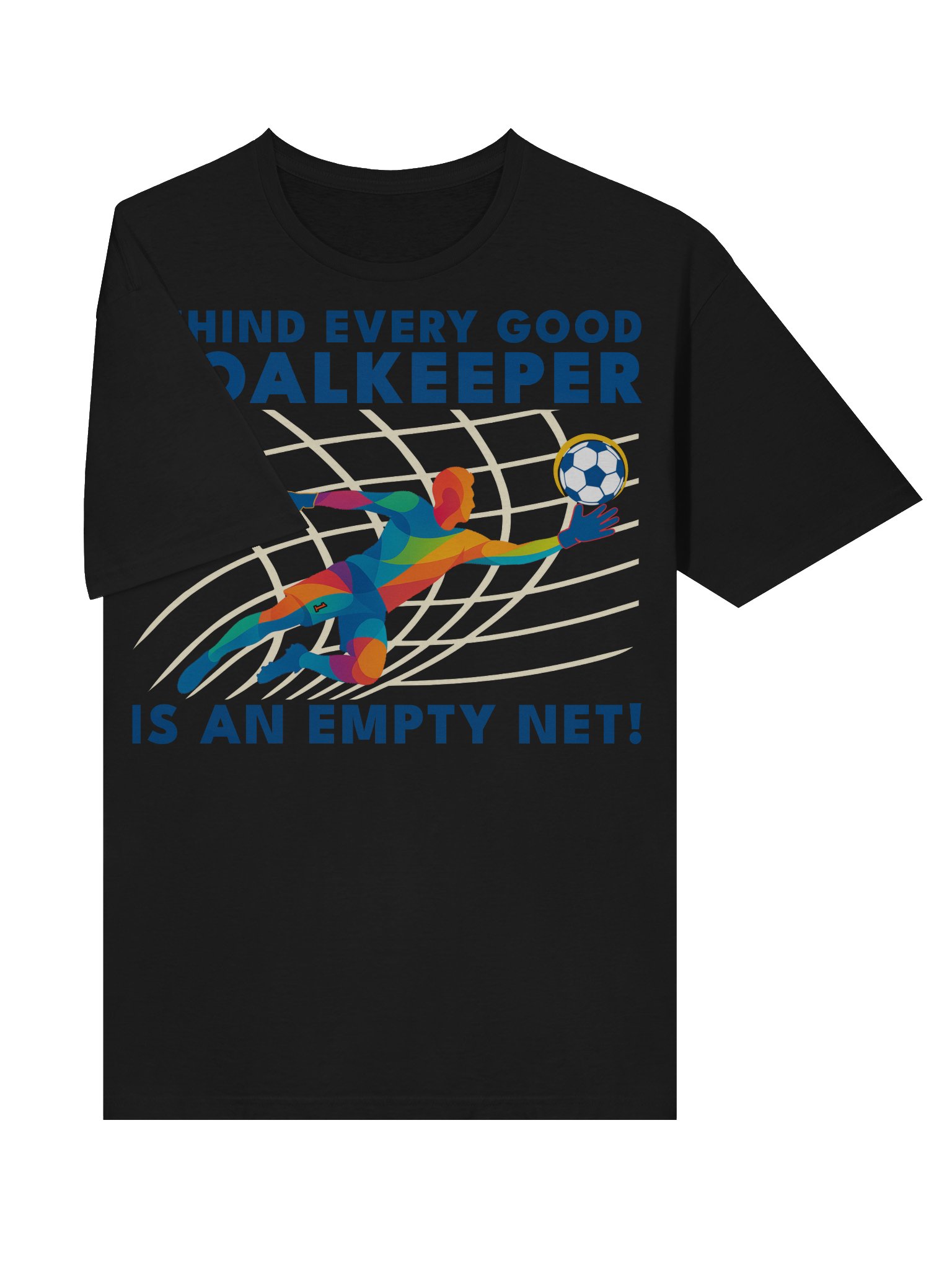 Empty Net — Diving Goalie Vector Tee product image (5)