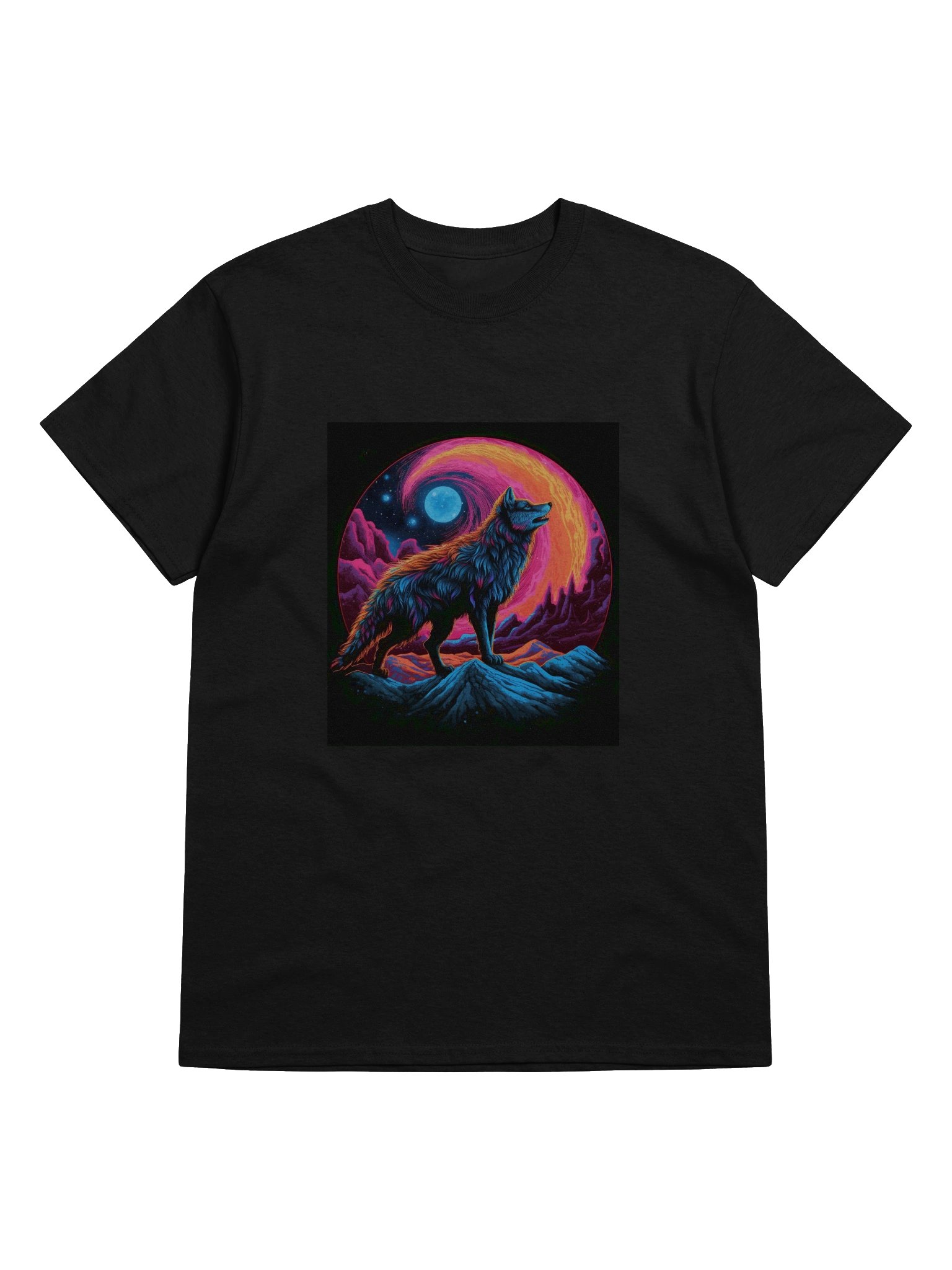 Lunar Wolf Mountain T-Shirt product image (4)