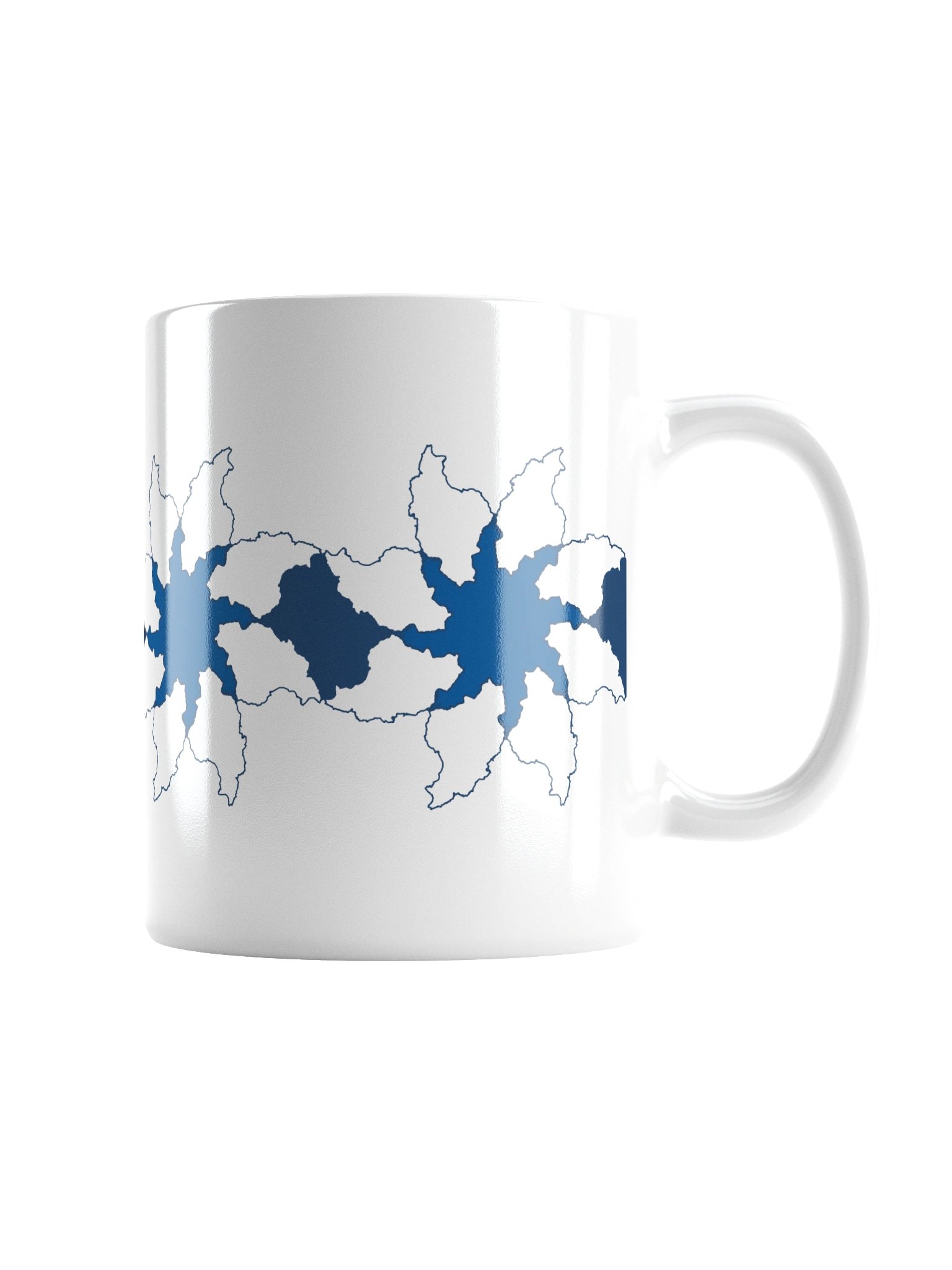 Where Iran Blooms Mug — Blue & White product image (3)