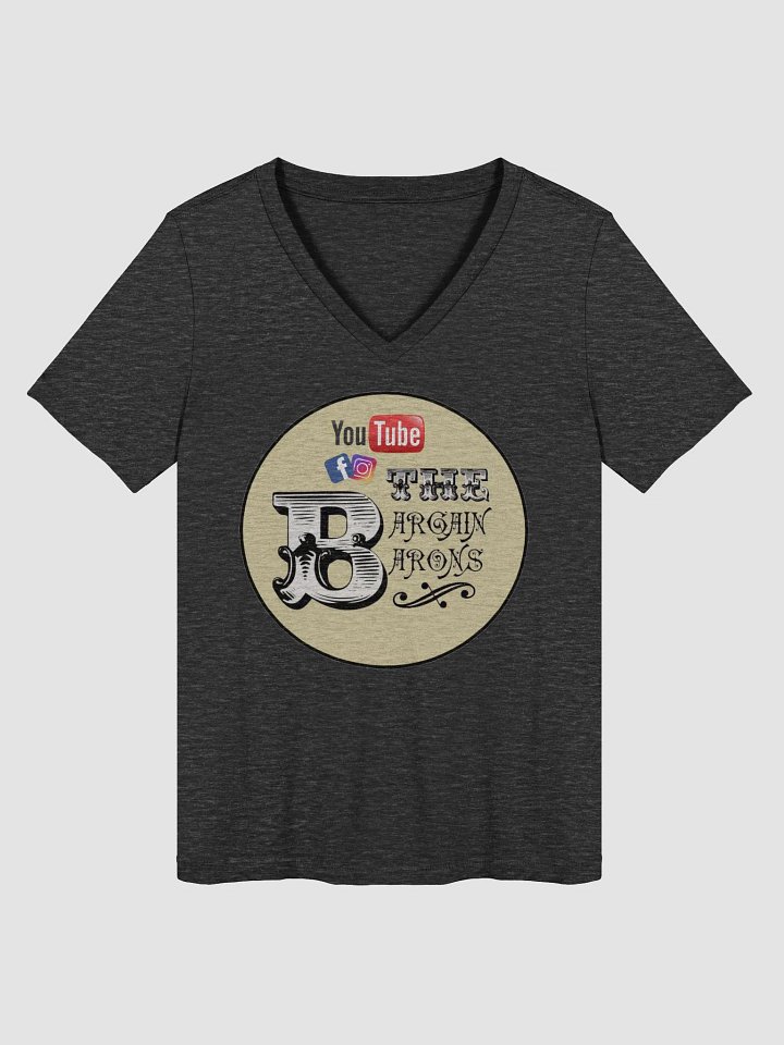 BARGAIN BARONS LOGO (Ladies' V-Neck) product image (5)