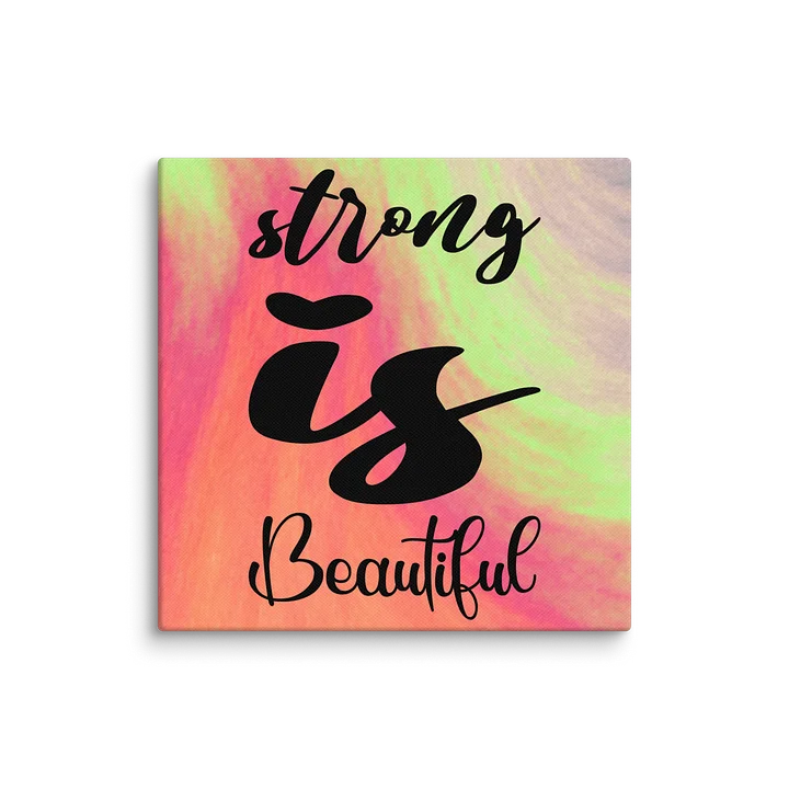 Strong & Beautiful Pastel Swirl Canvas product image (12)