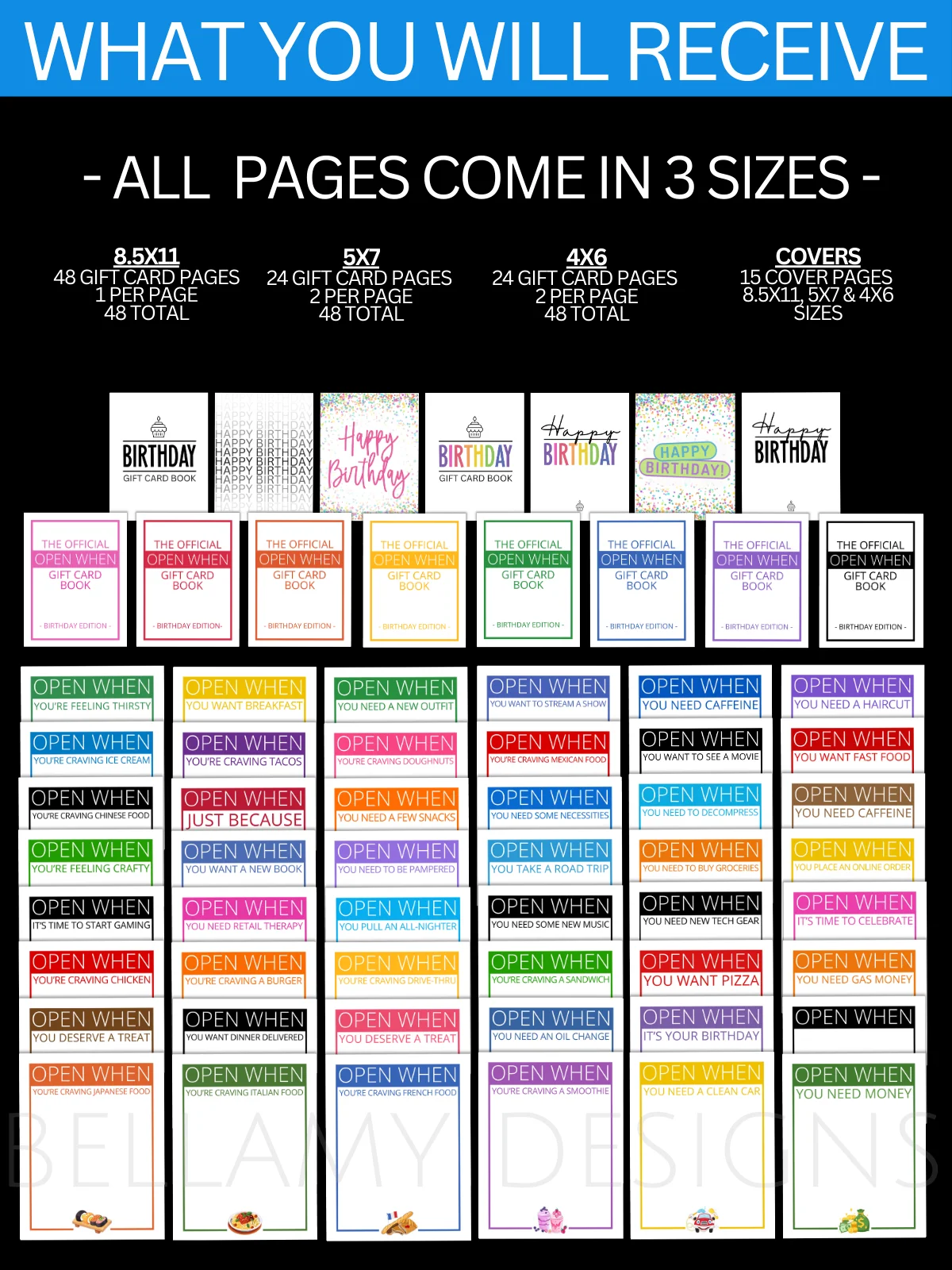 Birthday Gift Card Book product image (2)