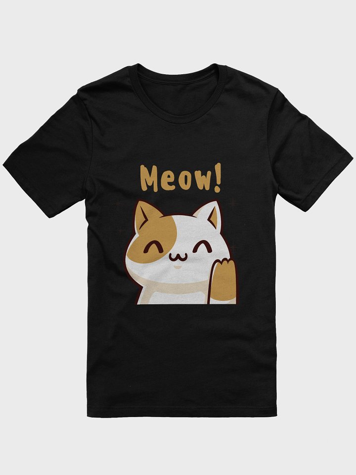 Meow! Cartoon Cat Graphic T-Shirt product image (1)