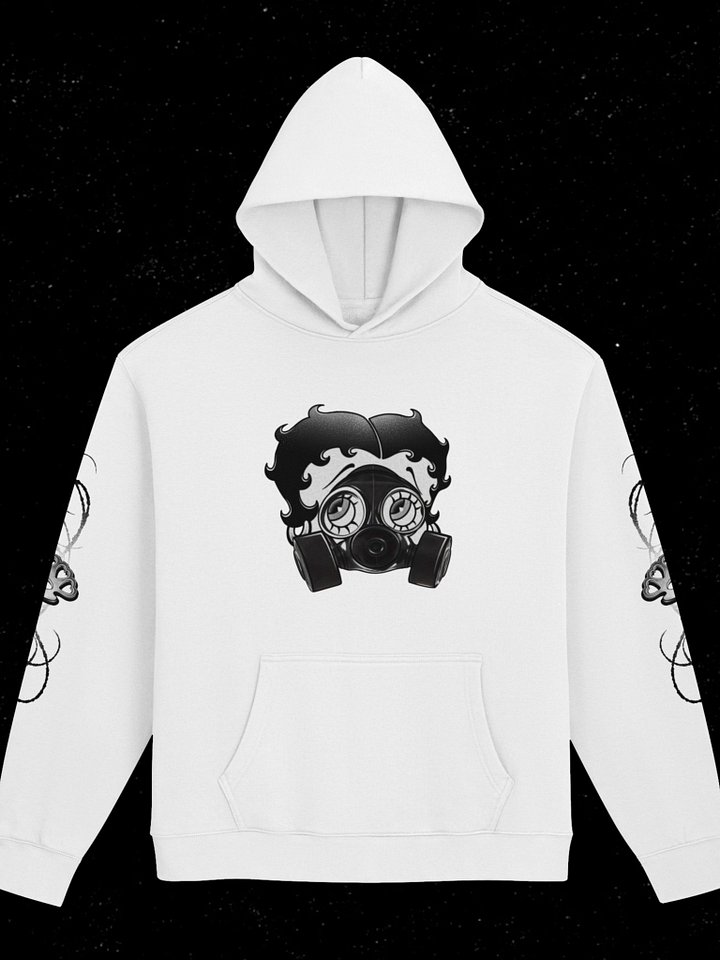 6ixblades Boop Gas Mask Hoodie product image (1)