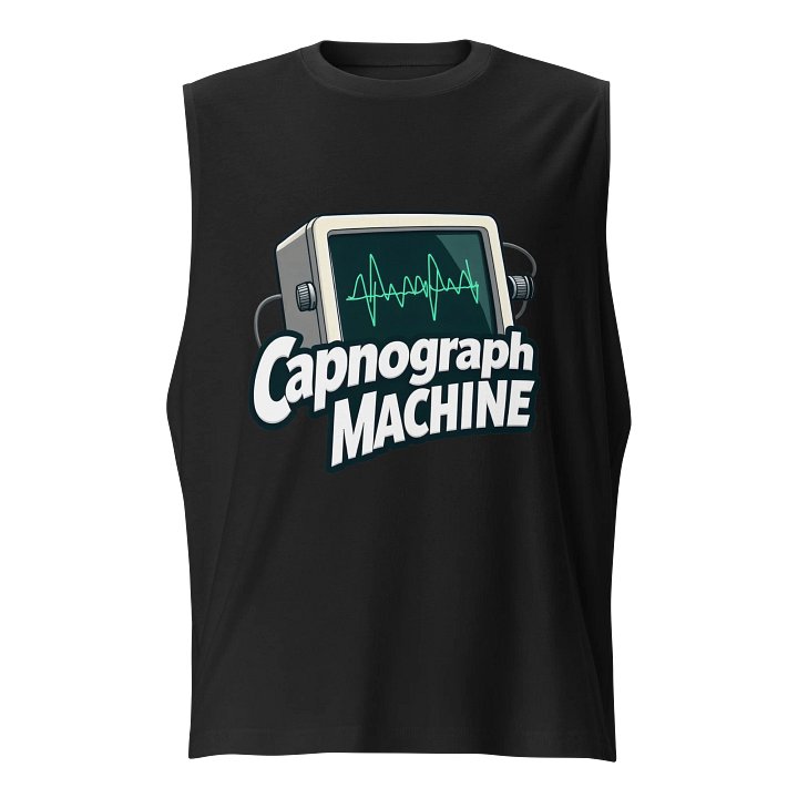 Vintage Capnograph Machine Waveform Muscle Tank product image (1)