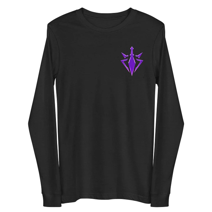 Inebrium Purple Geometric Emblem Long Sleeve Tee product image (2)