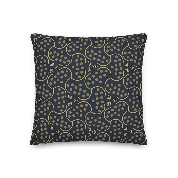 Fractal Fever 2 Geometric Accent Pillow - Modern Minimalist All-Over Print Home Decor product image (2)