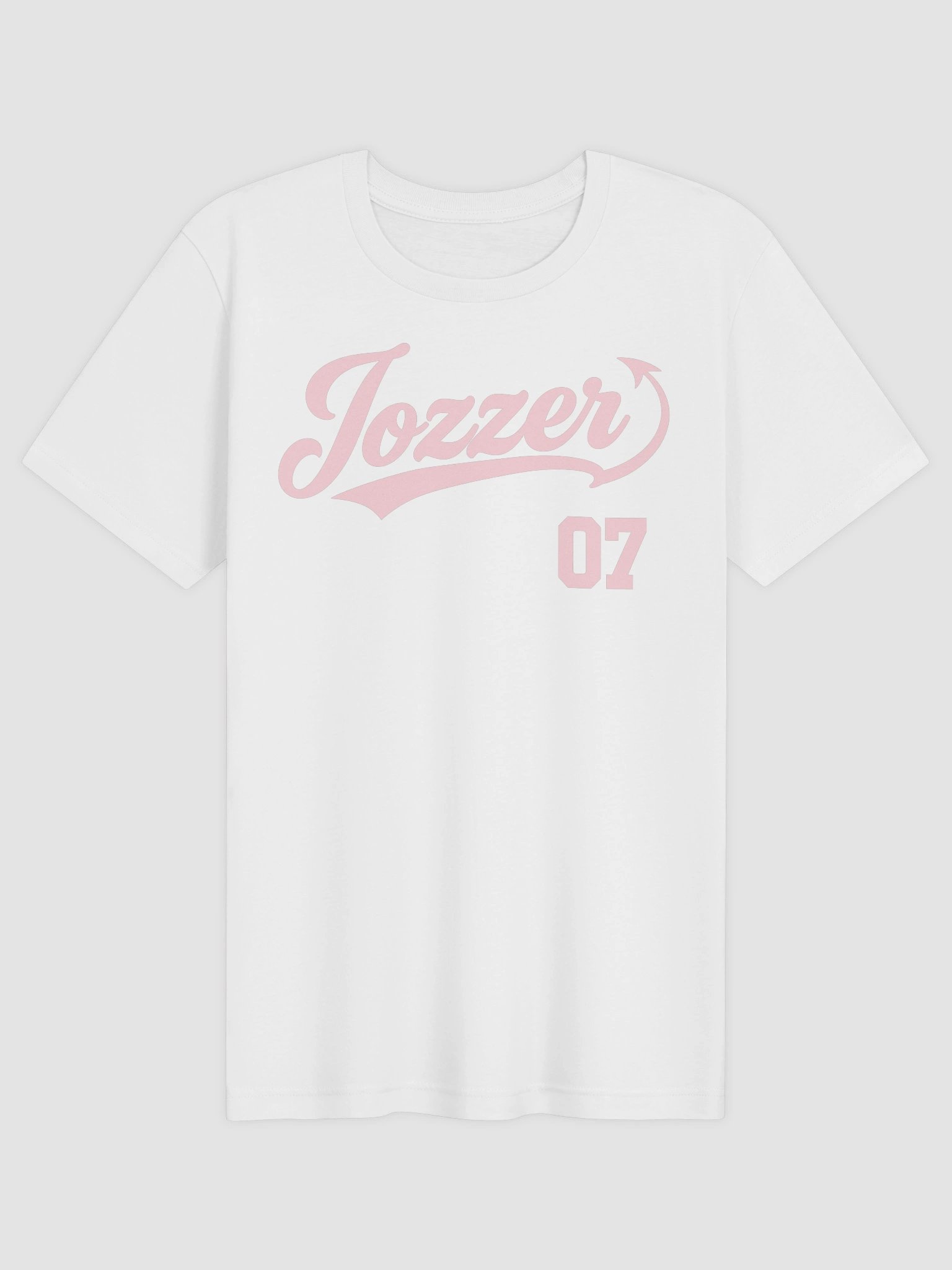 Jozzer Baseball Logo - Soft Tee [Pink] product image (1)