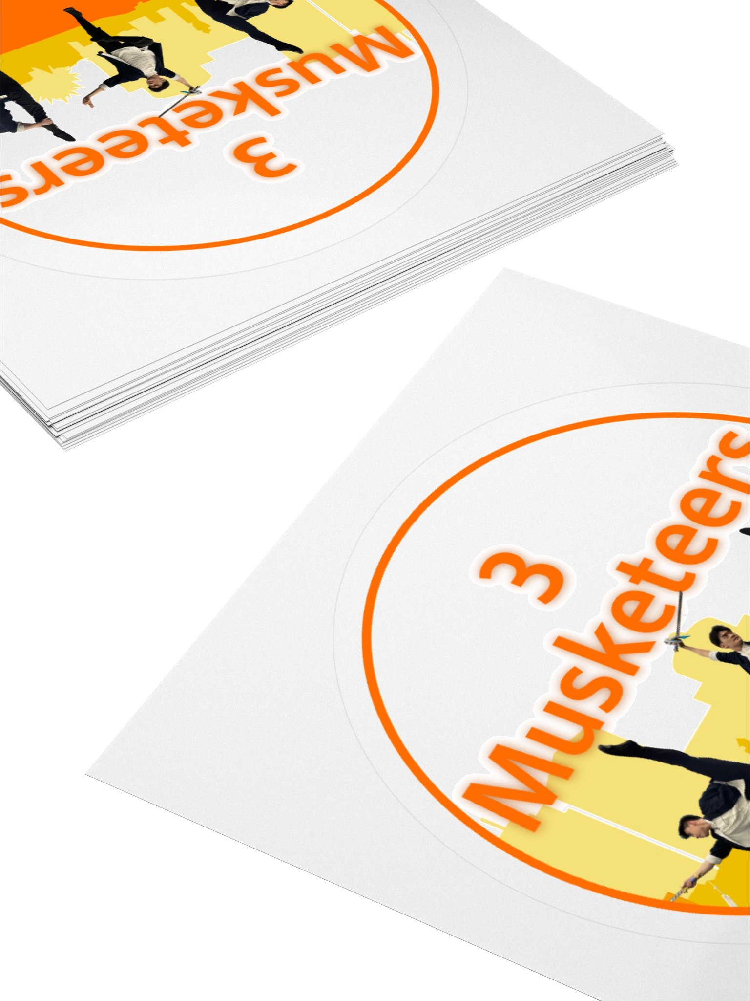 3 Musketeers Cityscape Logo Stickers product image (15)