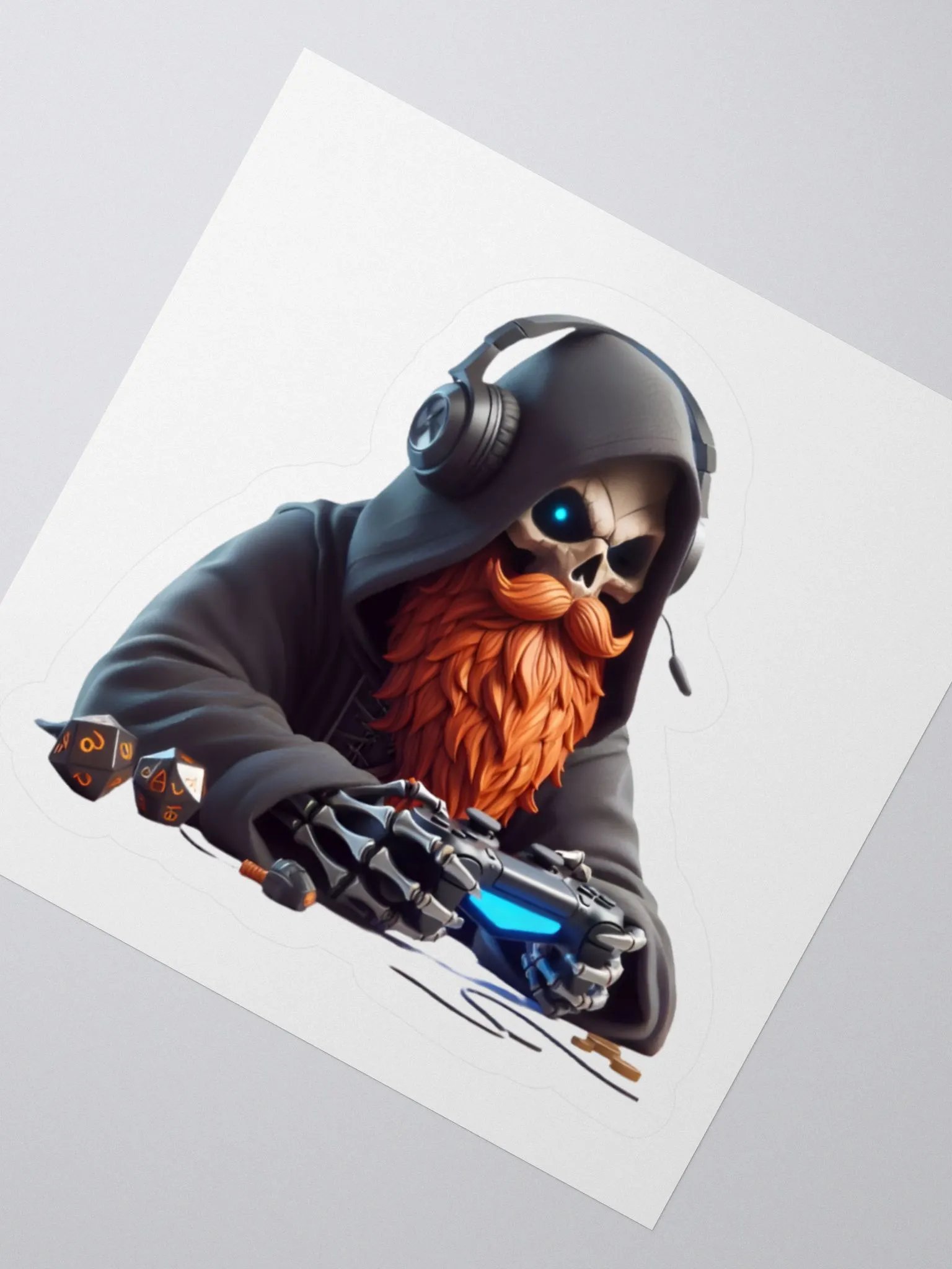 Deadmanfred Logo Sticker product image (2)