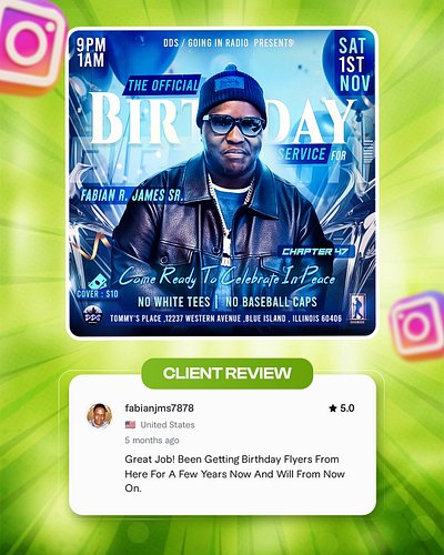 🎂 Client Review – Birthday Service Flyer Design 🎨

Another happy client! 🙌
We recently designed a creative birthday service f...