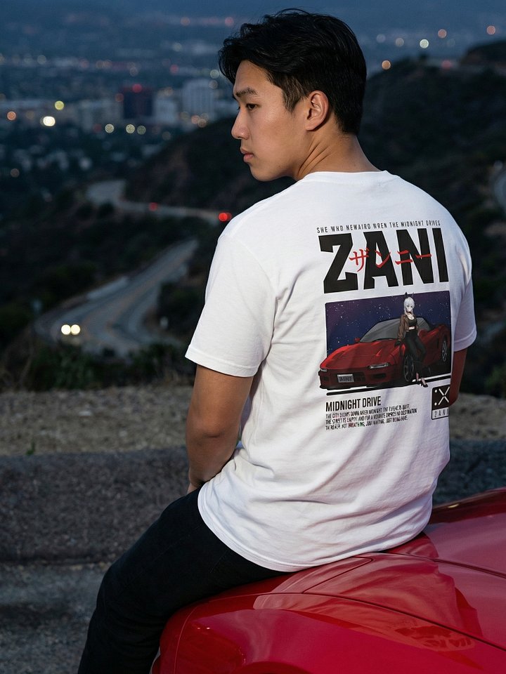 Zani JDM T-Shirt (Light Colors) | WuWa Anime Streetwear product image (31)