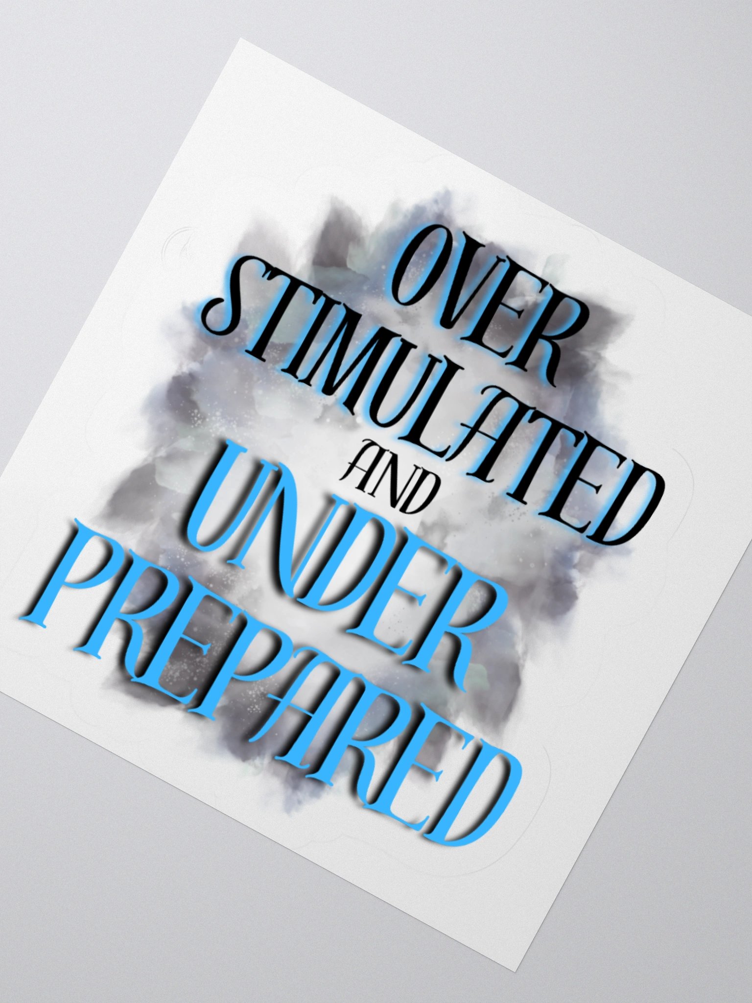 Overstimulated Sticker product image (2)