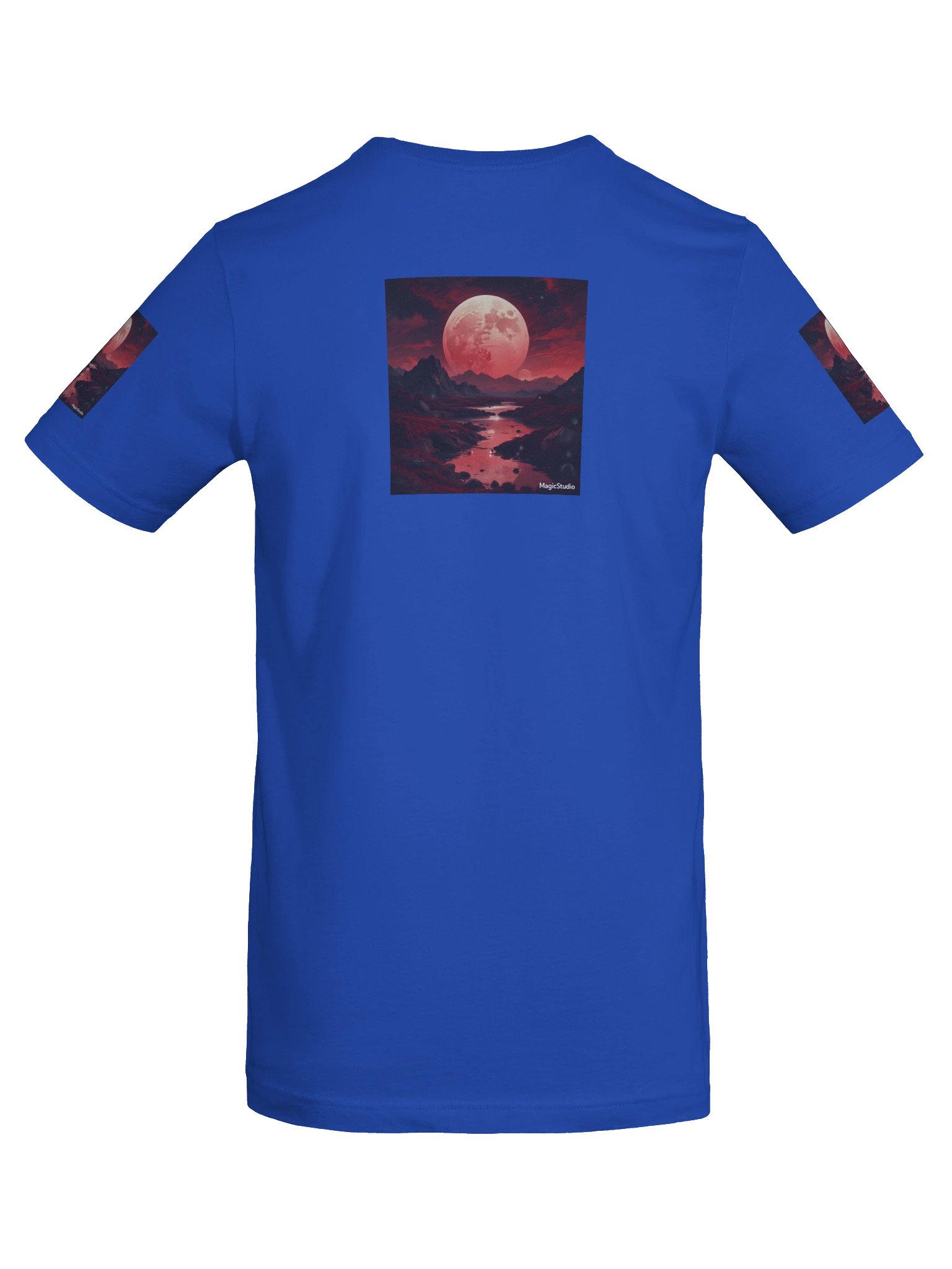Lunar Reflections Red Moon T-Shirt product image (8)