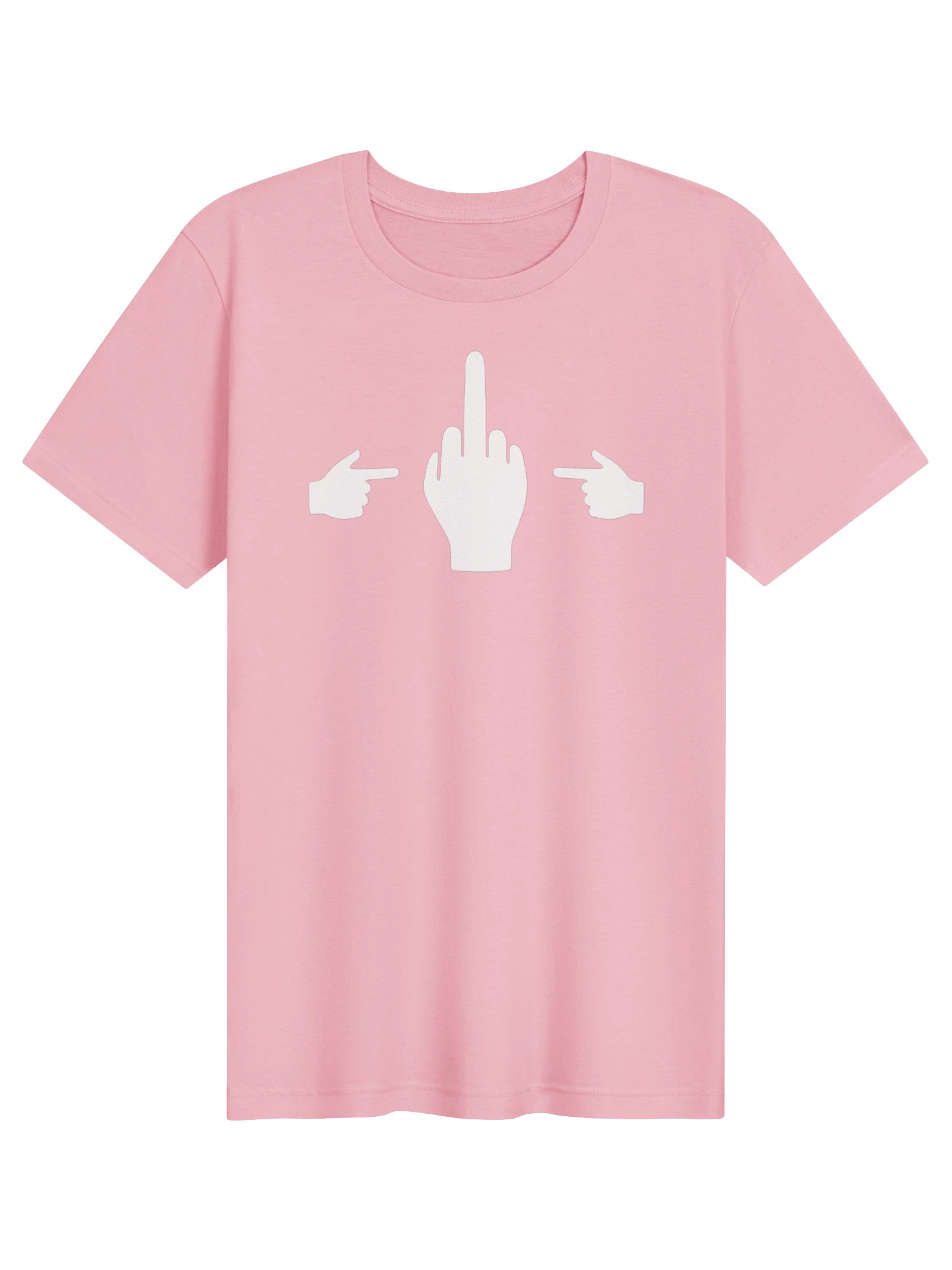 No Middle Finger Point ShopCo White Unisex Tee product image (1)