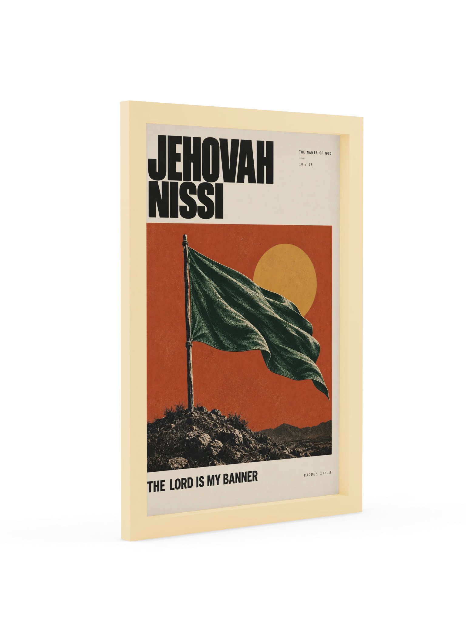 Jehovah Nissi | Names of God Framed Print product image (3)