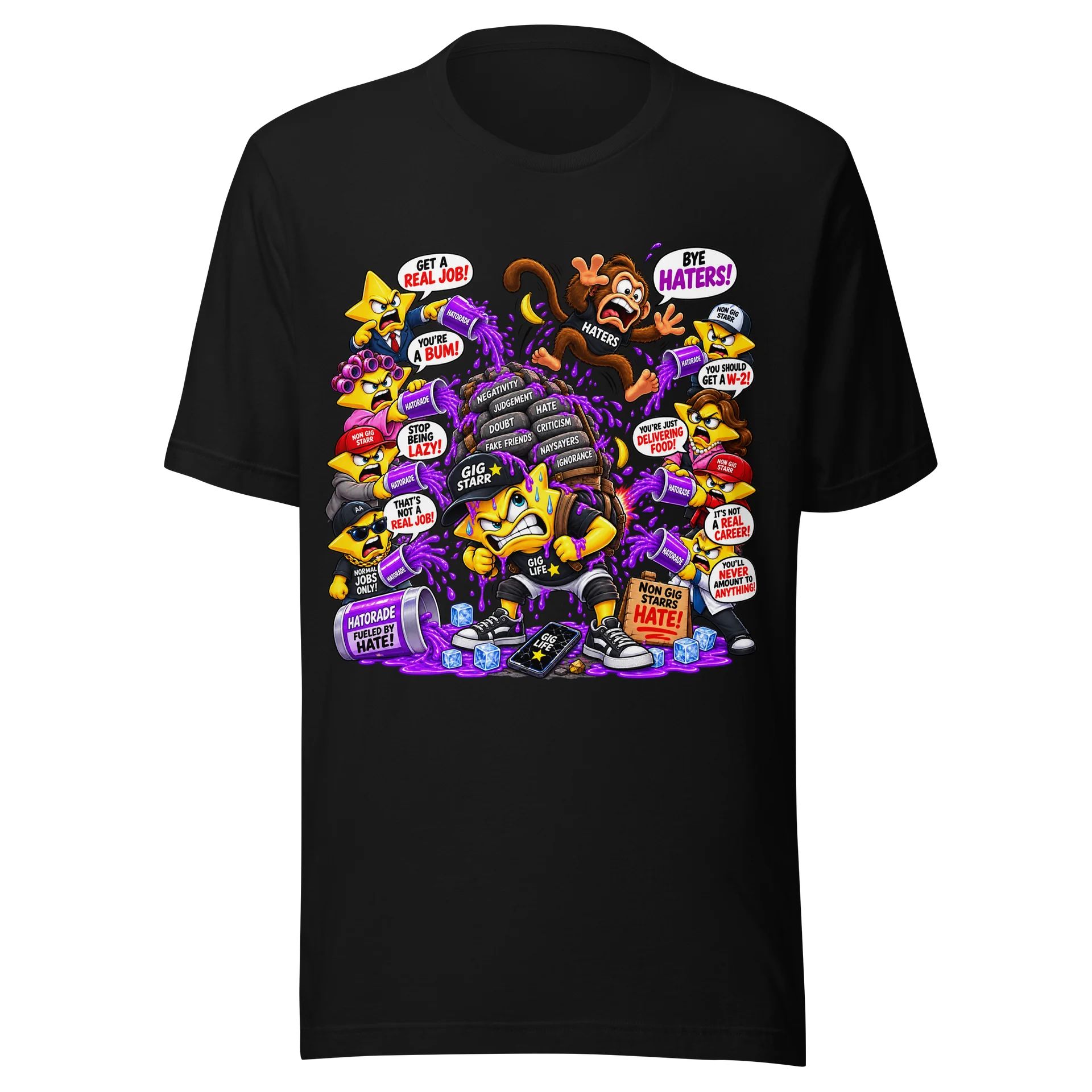 ⭐ Gig Hater-Ade — Gig Worker Rant Tee product image (1)