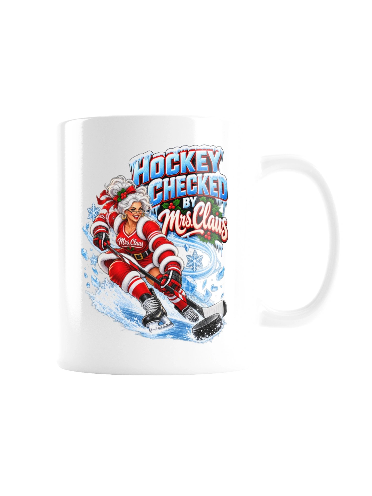 HOCKEY CHECKED BY MRS. CLAUS - MUG product image (9)