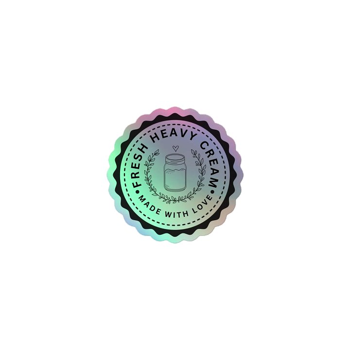Love in a Jar Holographic Sticker Sheet product image (1)