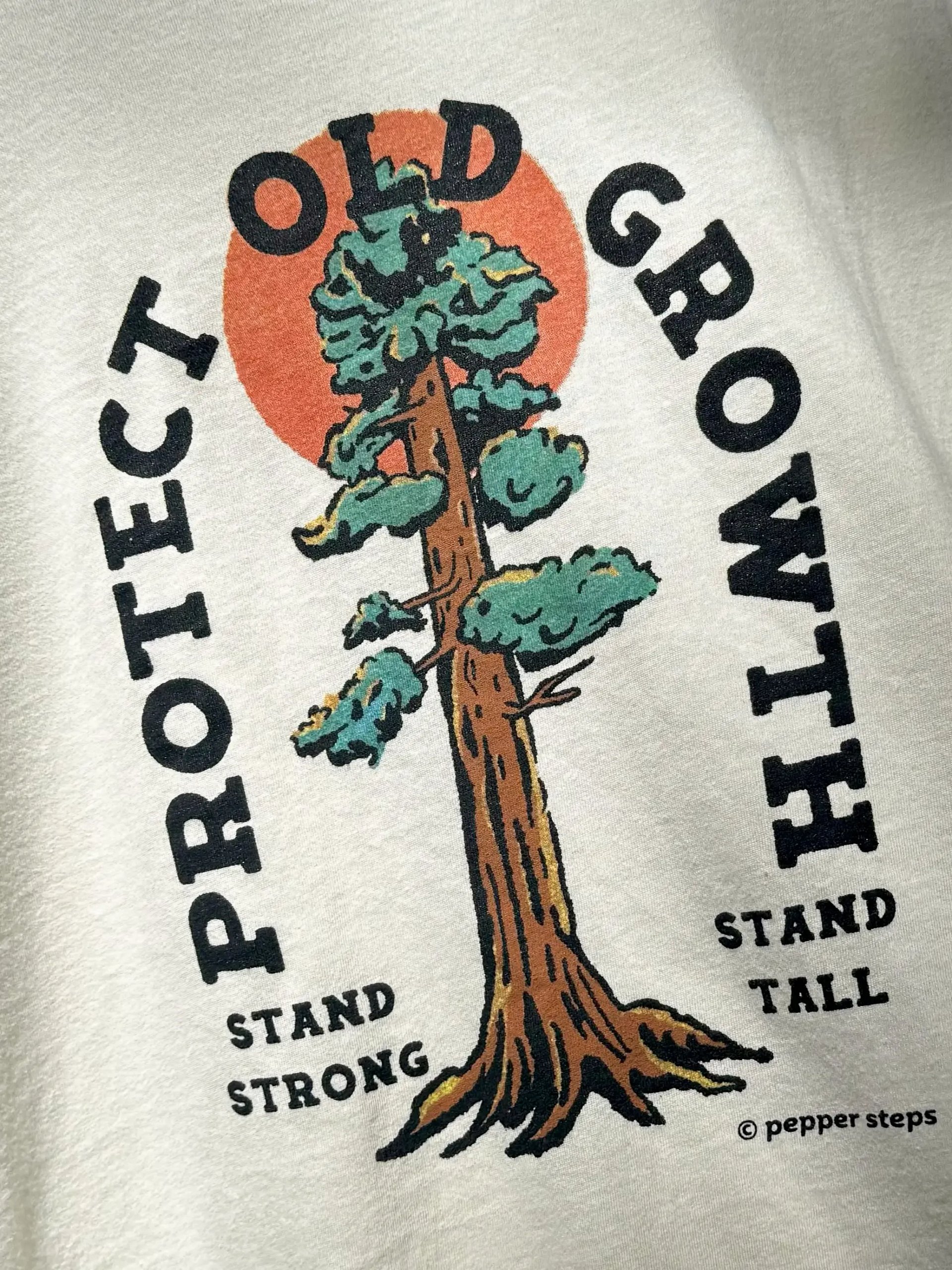 Protect Old Growth - Sequoia sempervirens Ringer T-Shirt product image (3)