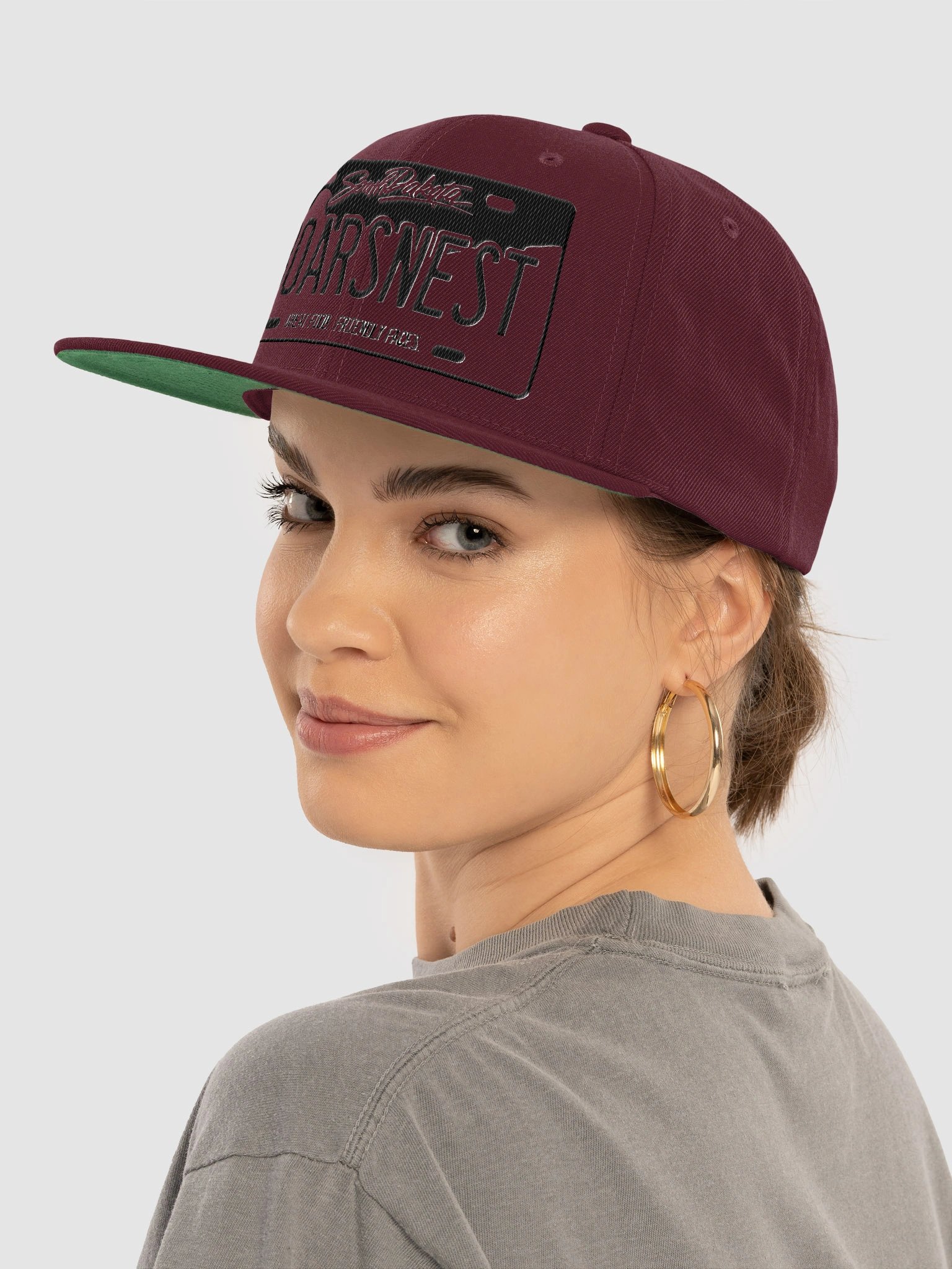 Boars Nest Wool Blend Snapback Cap product image (39)