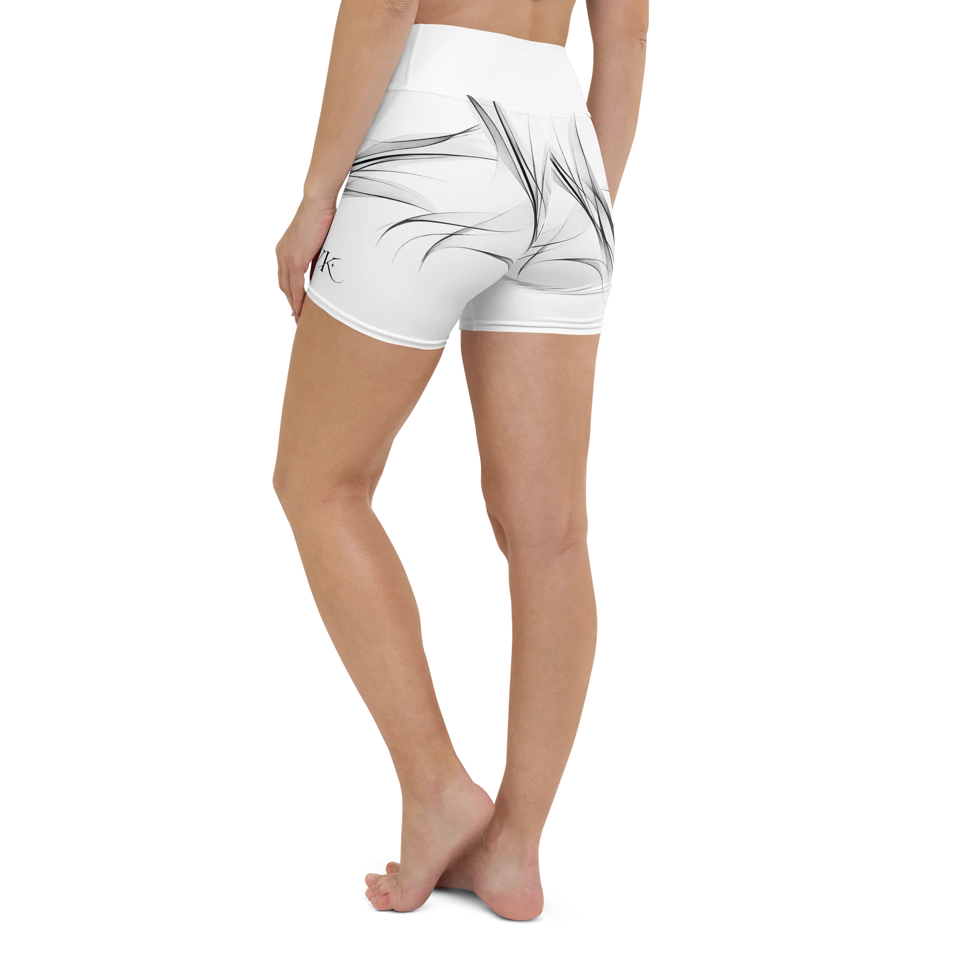 BLAVK VEIL HIGH-WAIST SHORTS product image (6)