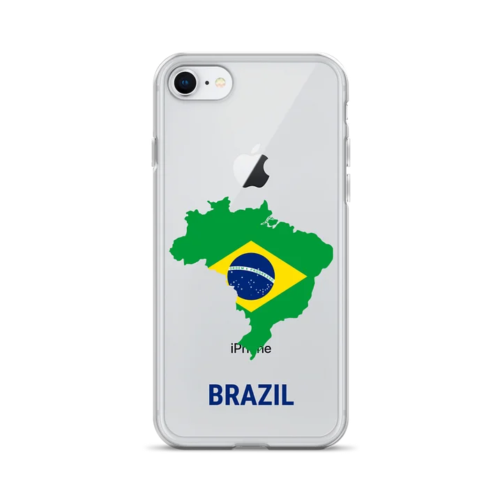 Brazil 2026 World Cup Flag iPhone Tough Case - Brazil Soccer Phone Cover - Dual Layer Protective Case product image (1)