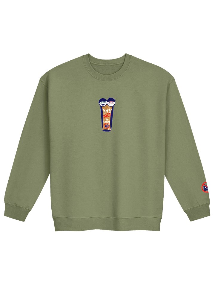 Just say NO Embroidered Sweatshirt product image (21)