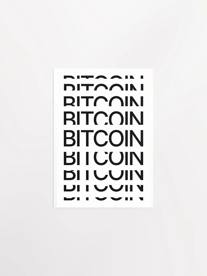 Bitcoin Expansion Poster (white) product image (1)