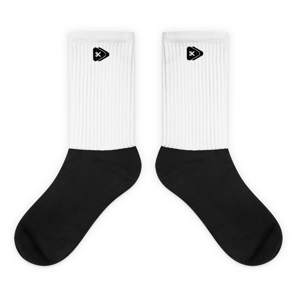 Snippets black and white socks product image (1)