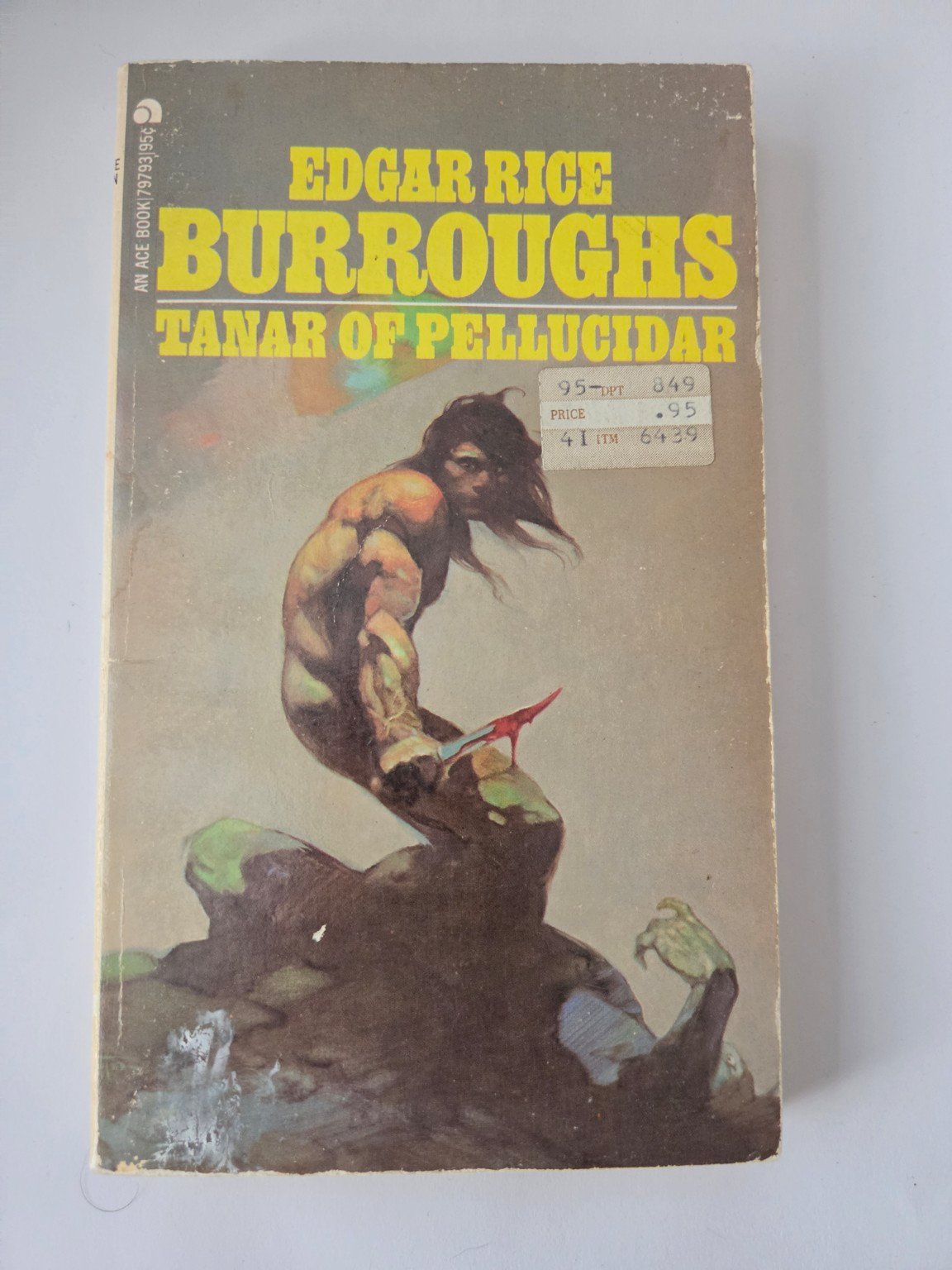 Vintage Edgar Rice Burroughs Tanar of Pellucidar – Ace Books Paperback – Pellucidar Series product image (1)